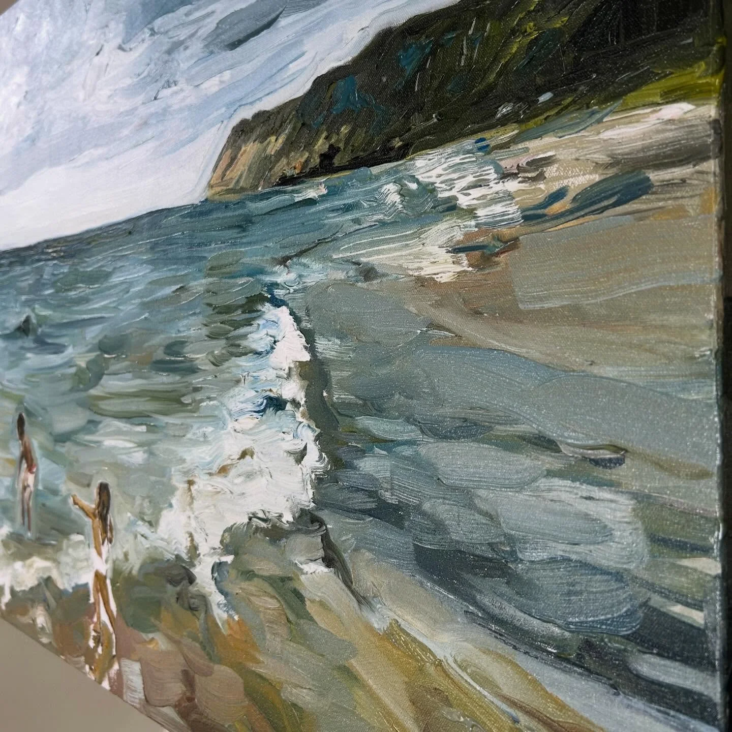 Start of a new commission! 
23&rdquo; x 29&rdquo; 
Oil on canvas
#commissionart #portrait #oilpainting #interiors #interiordecor