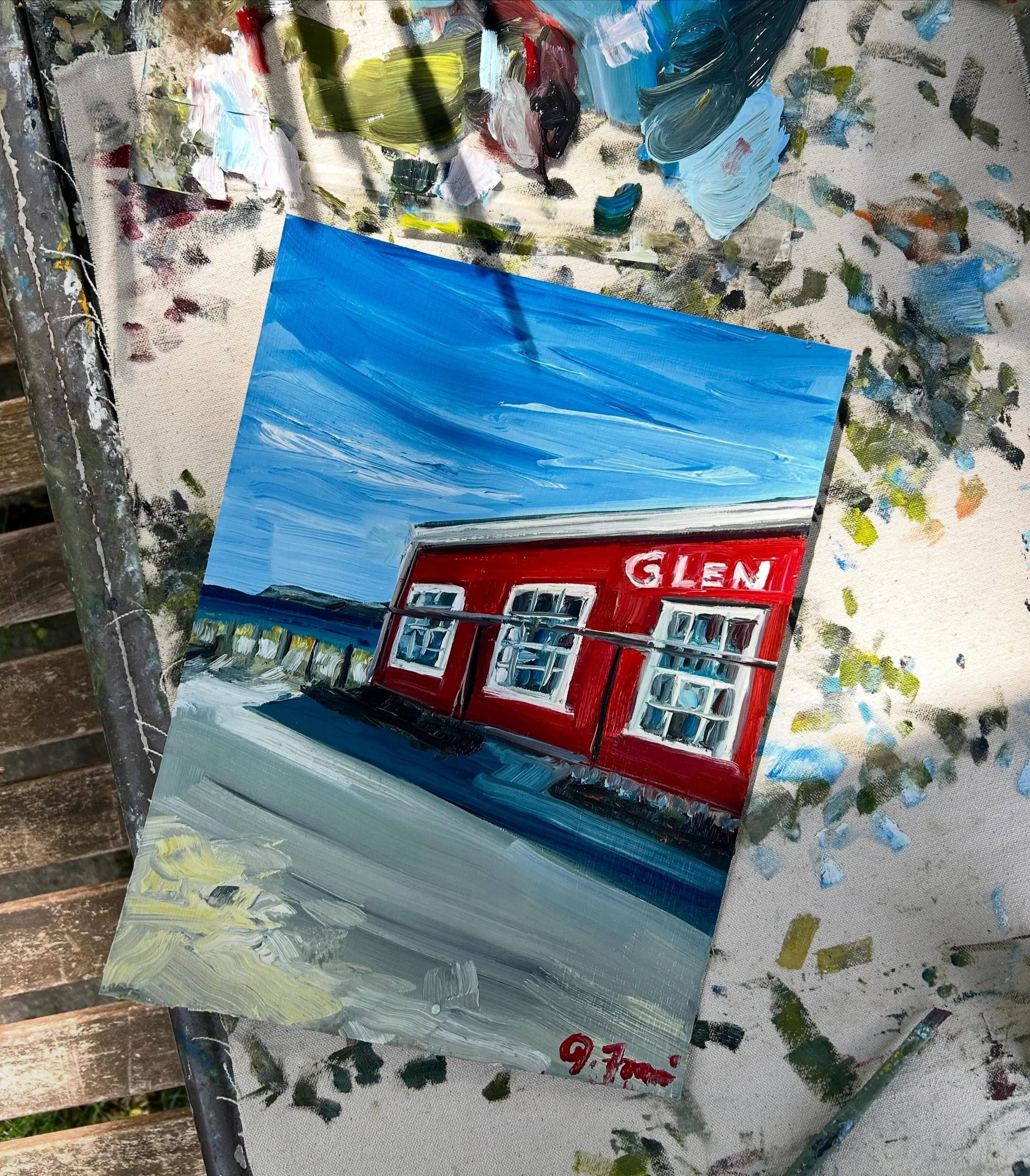 &ldquo;Glen Haven Cannery III&rdquo;
$60.00
12&rdquo; x 9&rdquo;
Oil on paper 
Ready mid June