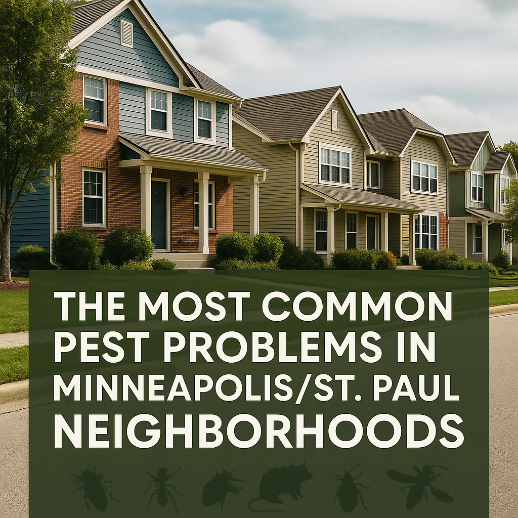 The Most Common Pest Problems in Minneapolis/St. Paul Neighborhoods