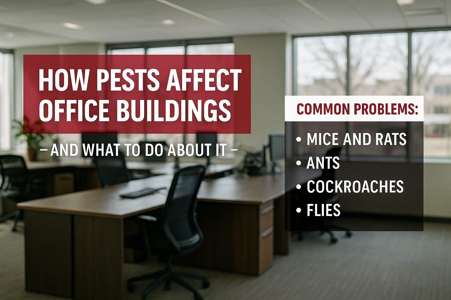 How Pests Affect Office Buildings—and What to Do About It