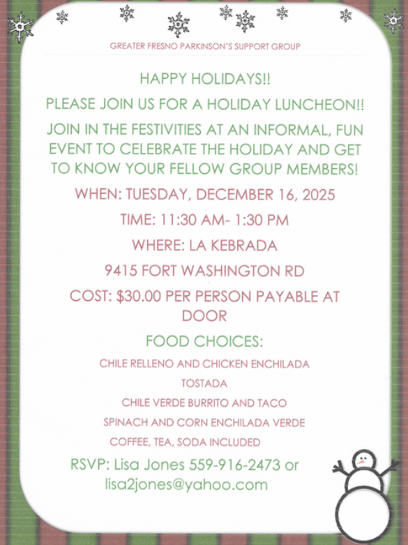 Holiday Luncheon