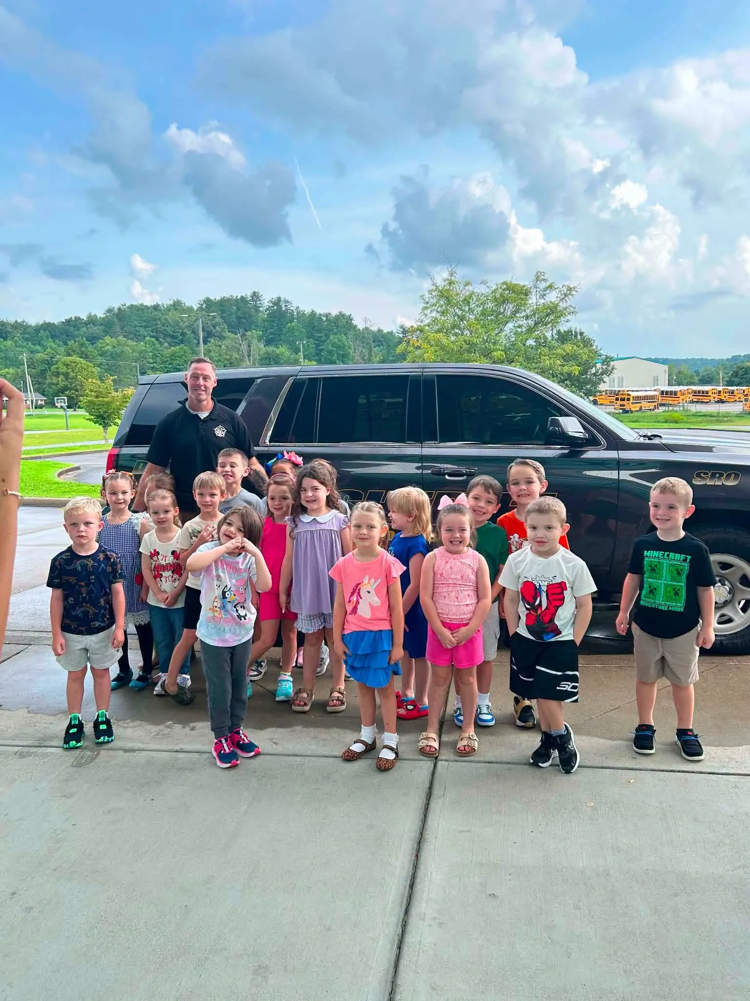 SRO shown with children