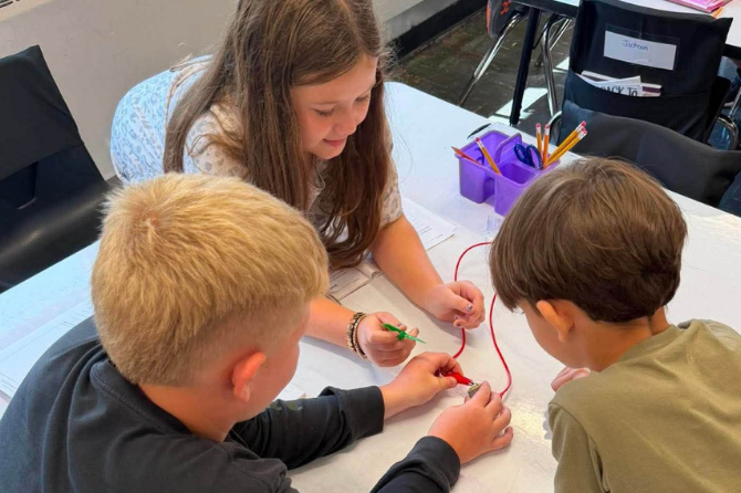  Fourth grade science students at Dewitt focus on understanding how systems work and how energy can be transferred and converted. 