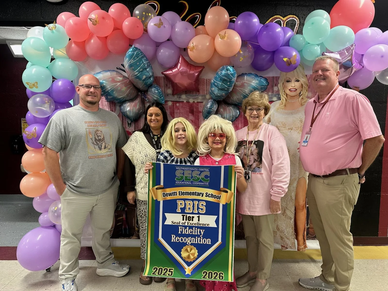  Dewitt Elementary earned a Tier 1 (Seal of Excellence) fidelity rating for implementing PBIS (Positive Behavioral Interventions and Supports).  