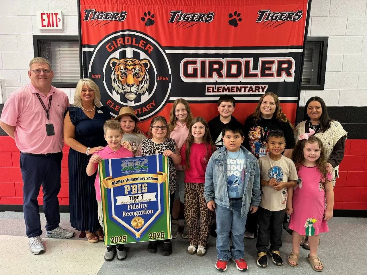  Girdler Elementary earned a Tier 1 (Seal of Excellence) fidelity rating for implementing PBIS (Positive Behavioral Interventions and Supports).  
