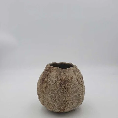 vaso collezione crete in gres bianca di patrizia zanon
