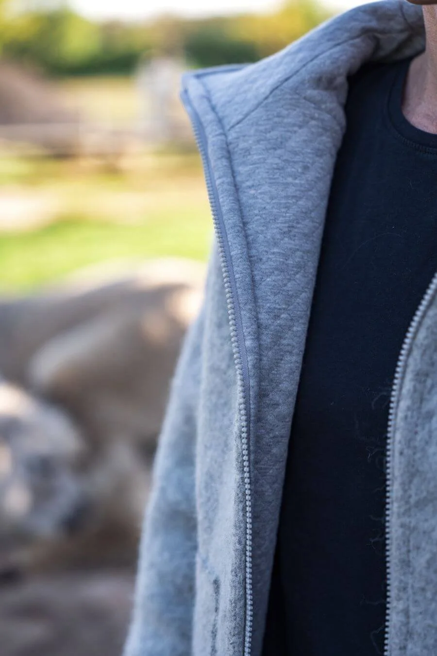 Alpaka Winterjacke aus Woll Walk für Damen.