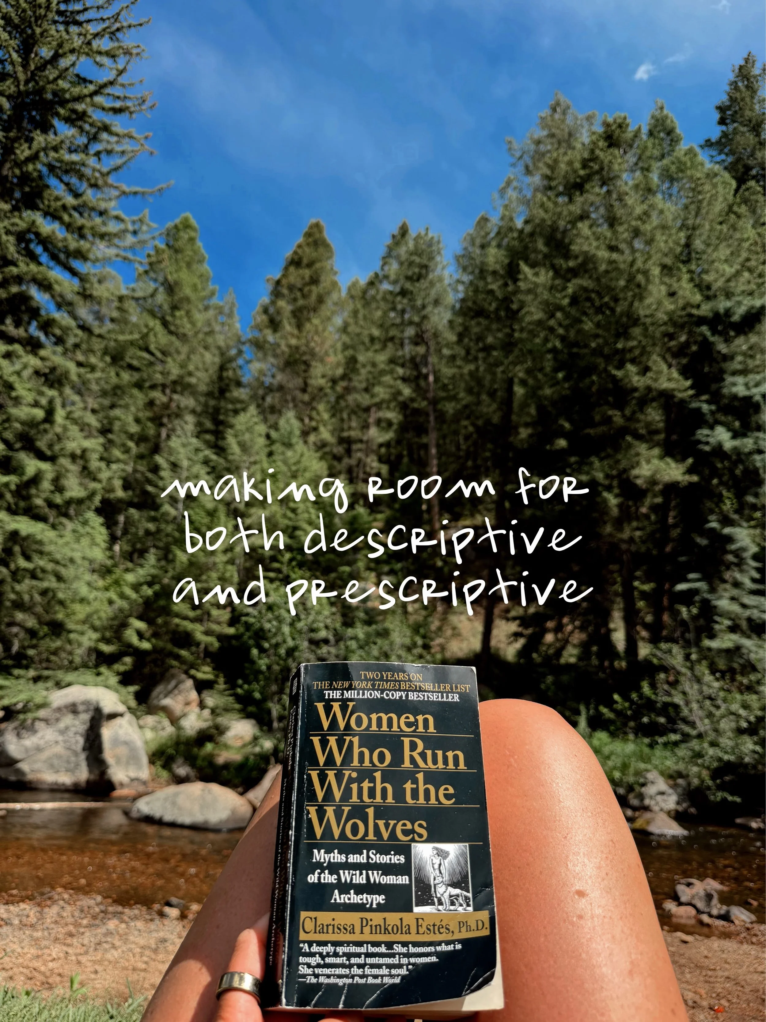 My friend Amy of @truecorehealth recently wrote something that&rsquo;s stuck with me and I wrote it down in my notebook. She&rsquo;s learning to describe her life instead of trying to be prescriptive with it.

I bookmark the how-to posts same as ever