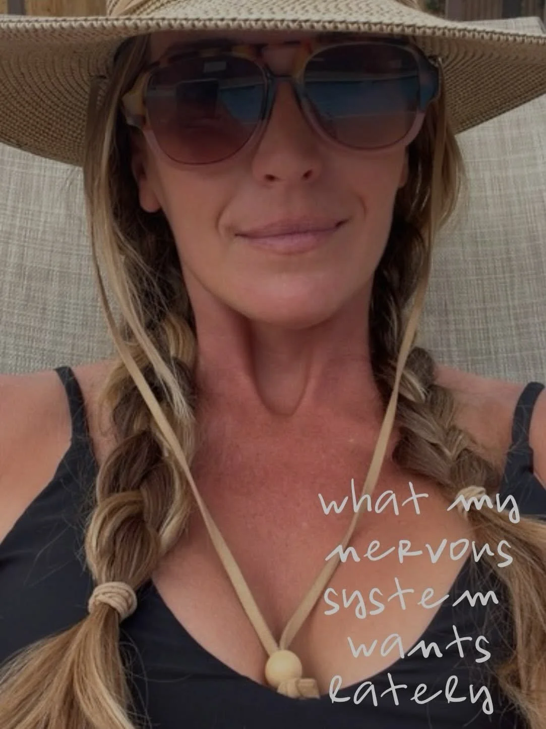What my nervous system wants lately &mdash; embodiment, people who feel like a deep exhale, moving and reading and being in ways that feel good, no qualifiers needed.

I&rsquo;ve spent so much of my life trying to figure out the next right choice. No