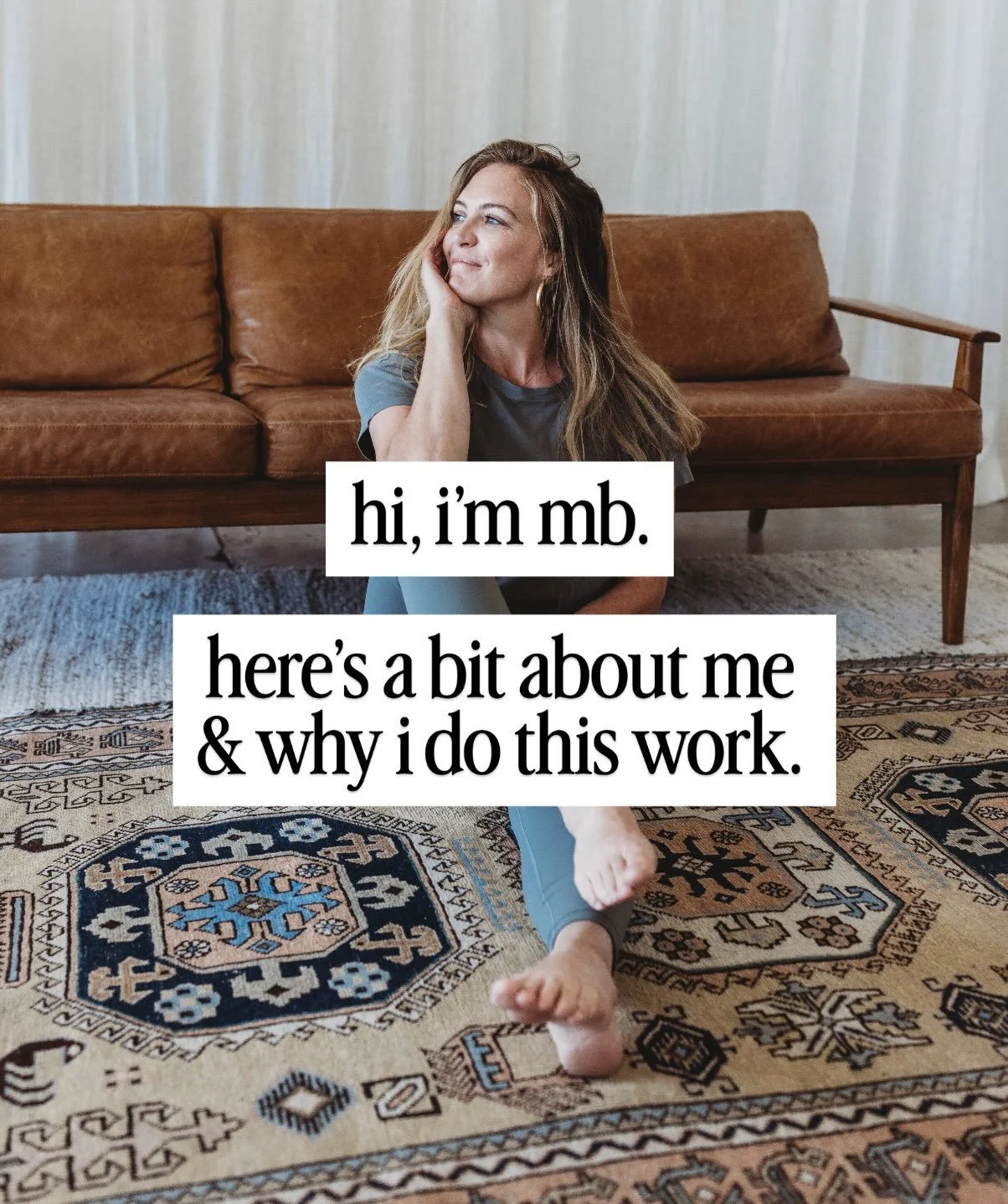 Hi, I&rsquo;m MB.

If you&rsquo;re new here, this is a little bit about me, how I found my way into this work and why I keep coming back to the body.

I&rsquo;m so glad you are here. 🩷