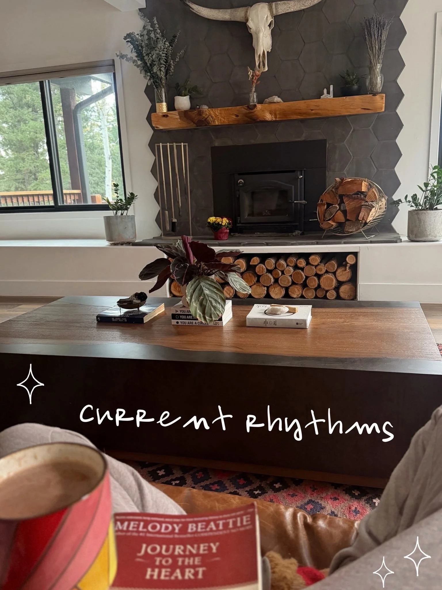 Current rhythms: the small, odd ways my body and I keep each other company

Letting the weather be the practice
Rain, wind, sun, whatever&rsquo;s coming. I stopped going inside and am really leaning into whatever is here. (May be singing a slightly d