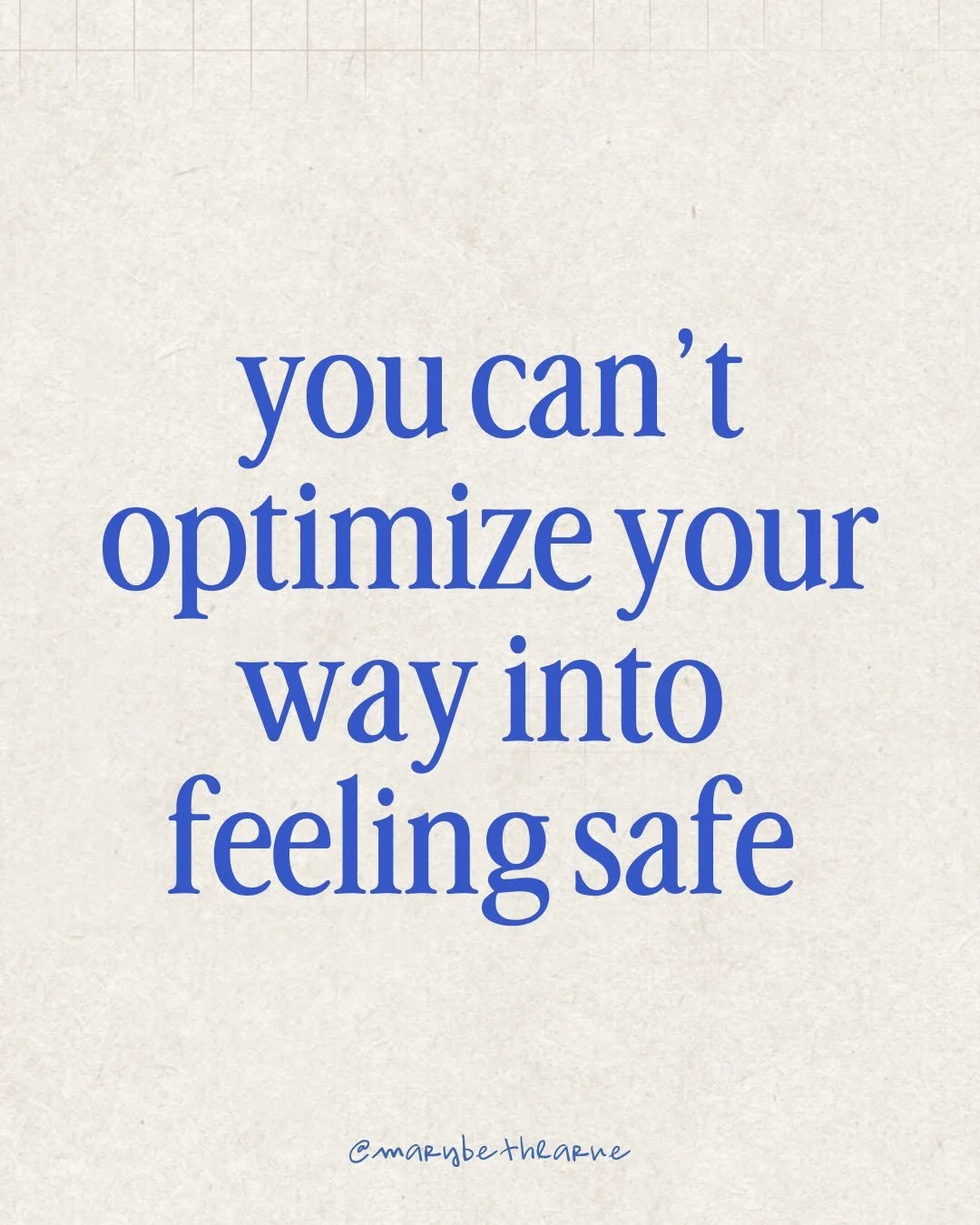 I have done (all) the morning routines. I have bought the tool. I have, at least a dozen times, tried to &ldquo;regulate&rdquo; my way out of being tired by adding a breathing practice to an already full day (it did not go well).

What I keep coming 