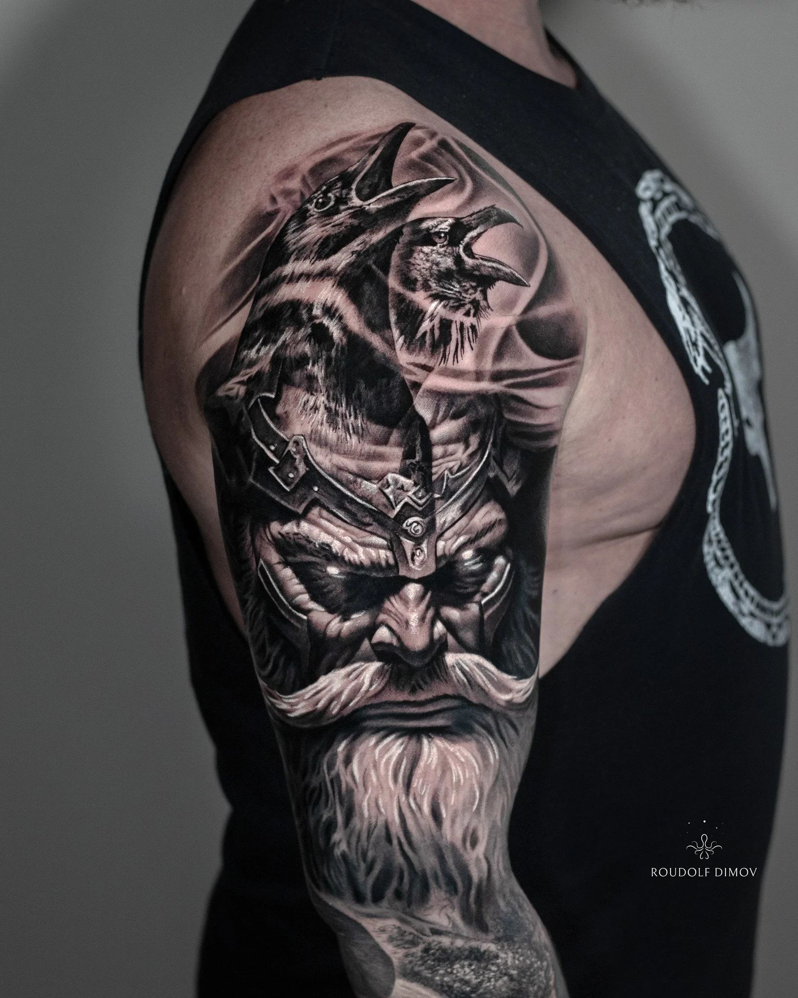 A Journey Through Norse Mythology — Full Sleeve Inspired by Northern LegendsBy Roudolf Dimov