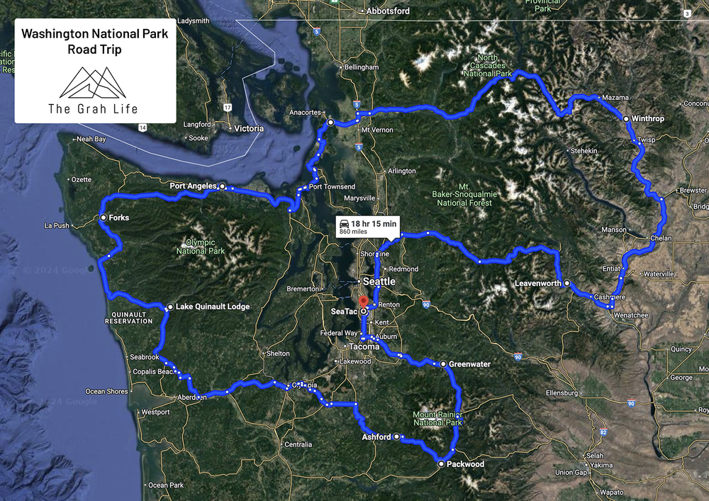 Road Trip All 3 National Parks in Washington State — The Grah Life