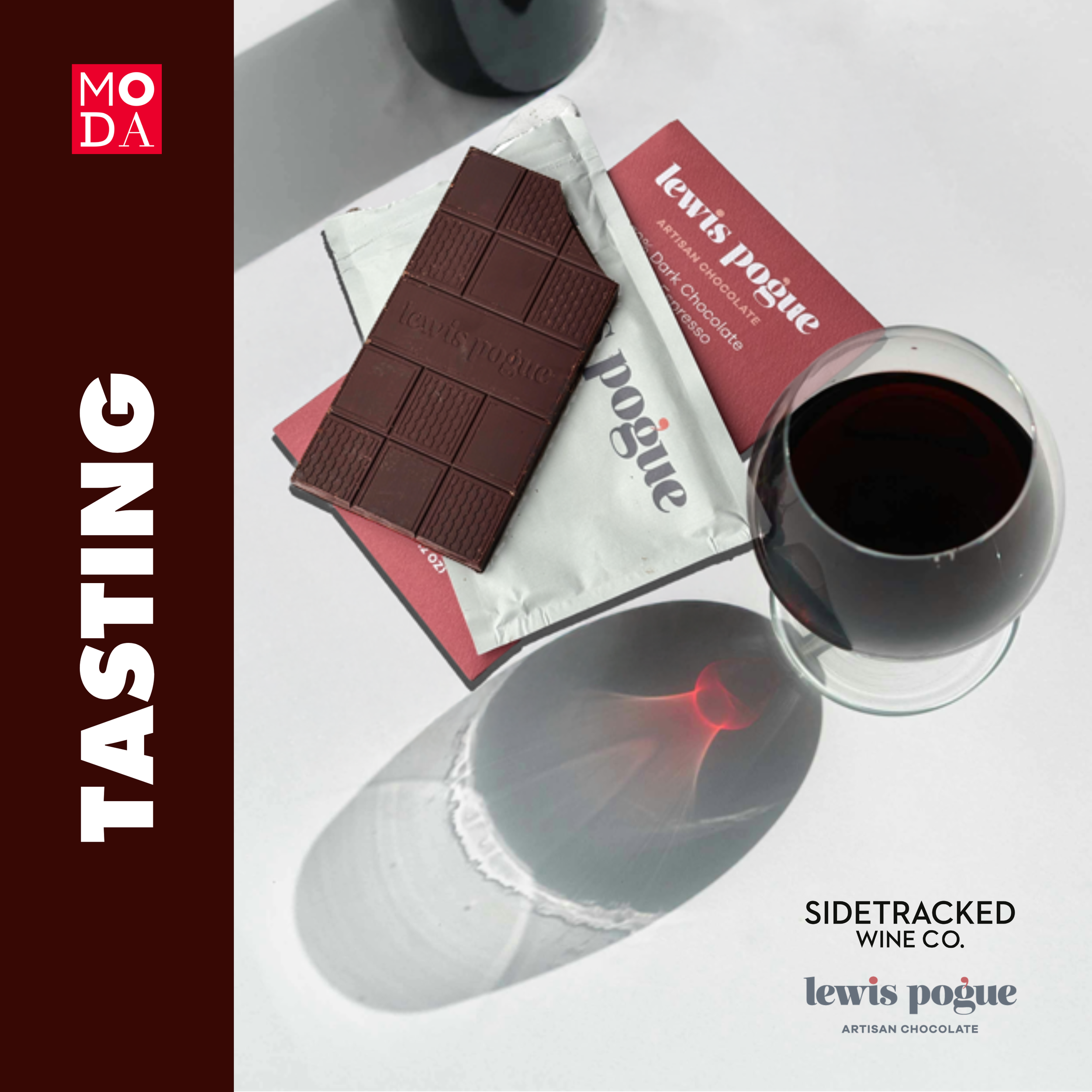 Chocolate &amp; Wine Tasting with Lewis Pogue &amp; Sidetracked Wine Co.