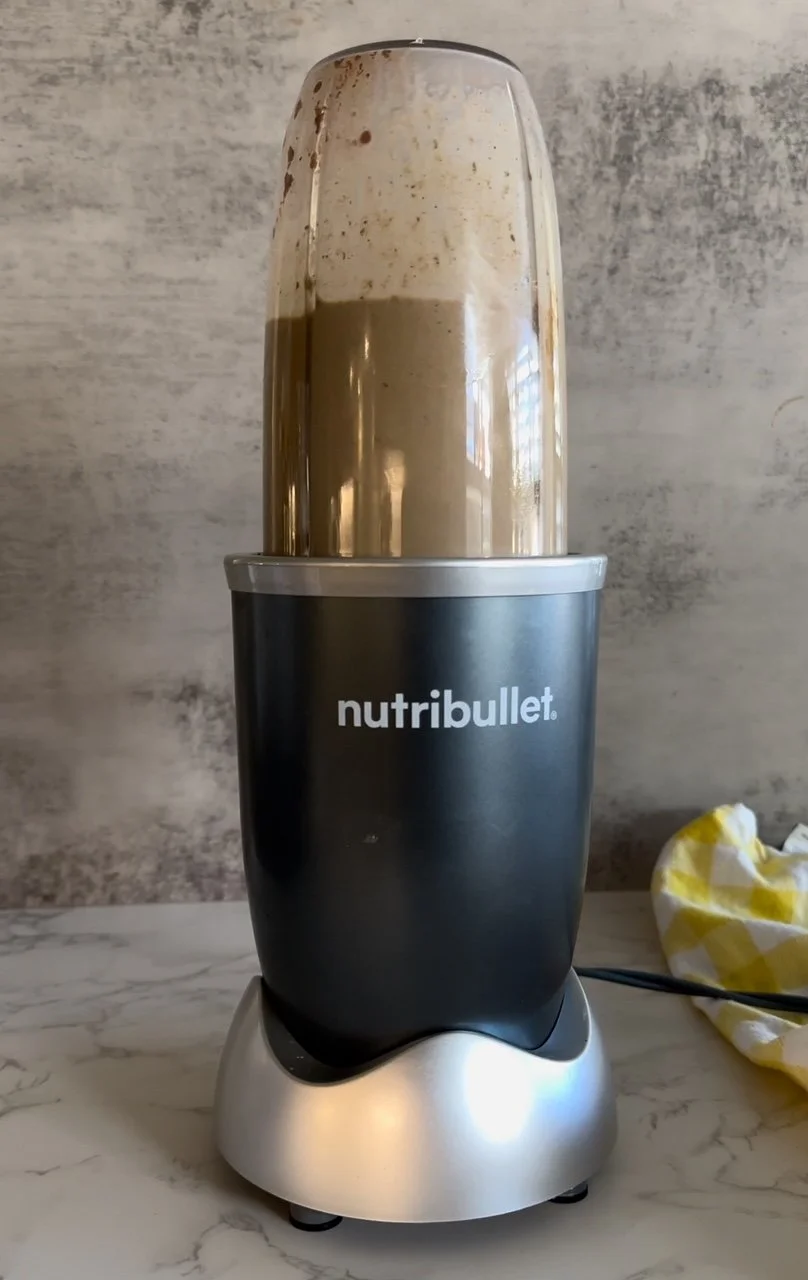 Chocolate Banana Peanut Butter Banana Smoothie Magic Bullet BoKU