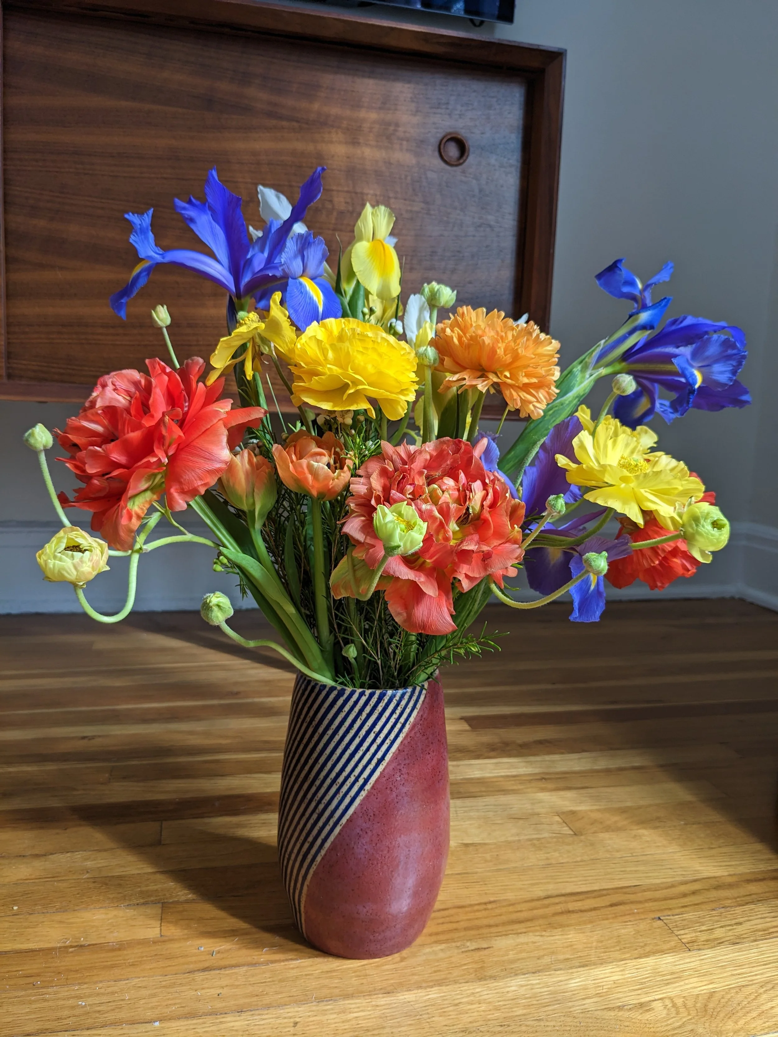 Woman in Stems Los Angeles Floral Design