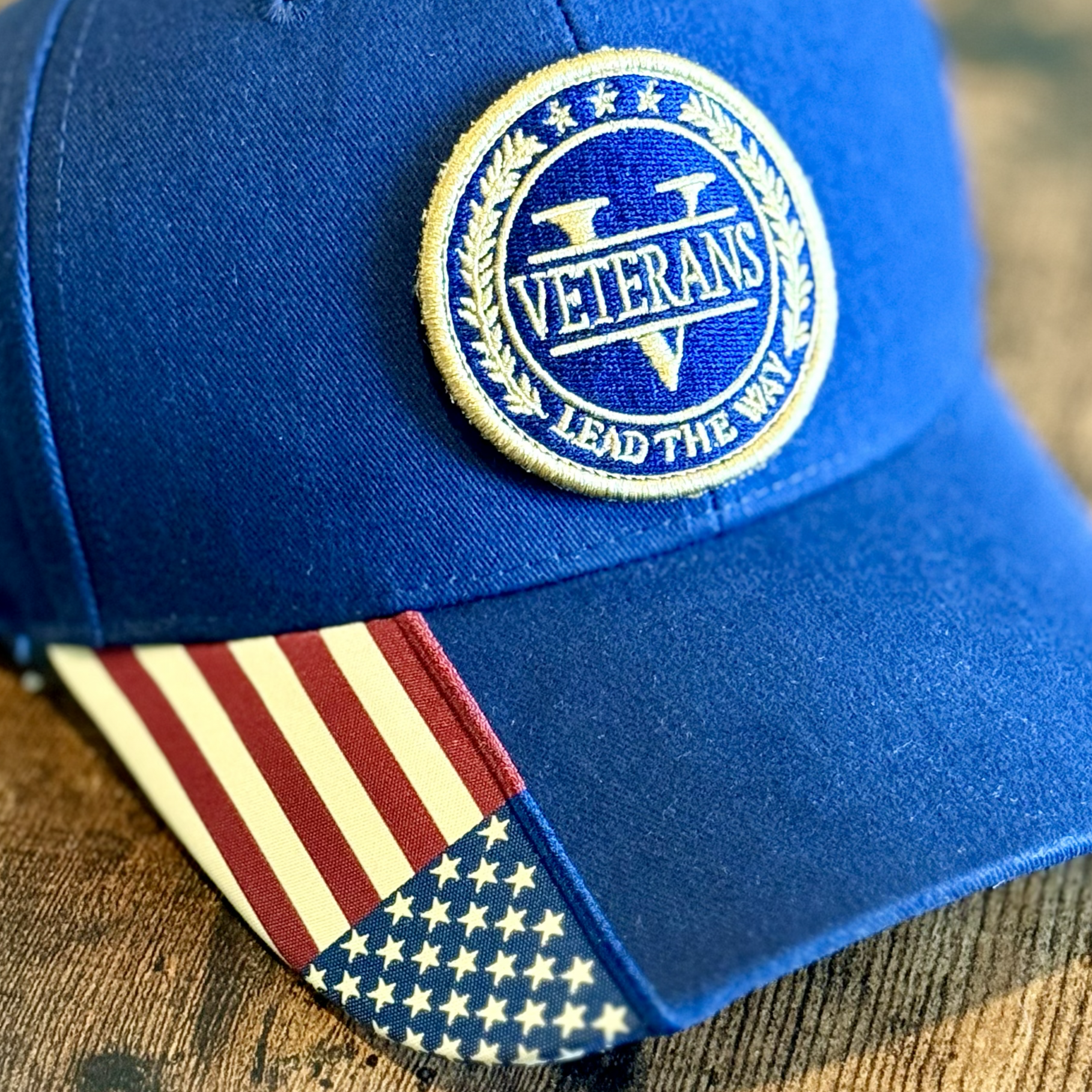 VeteransLeadTheWay-AmericanFlag-Hat-Blue-CU.png