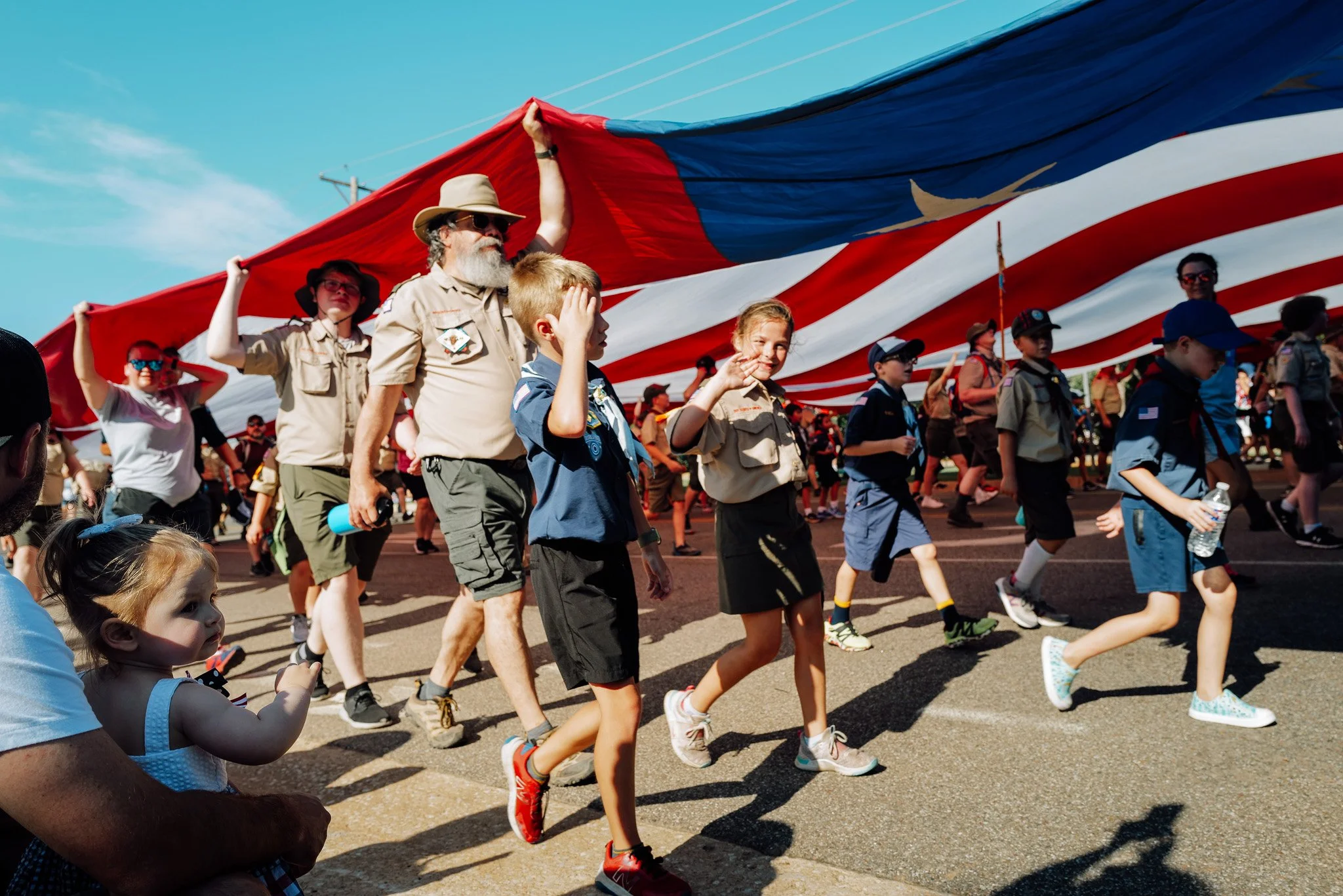 Fourth of July Parade American Flag