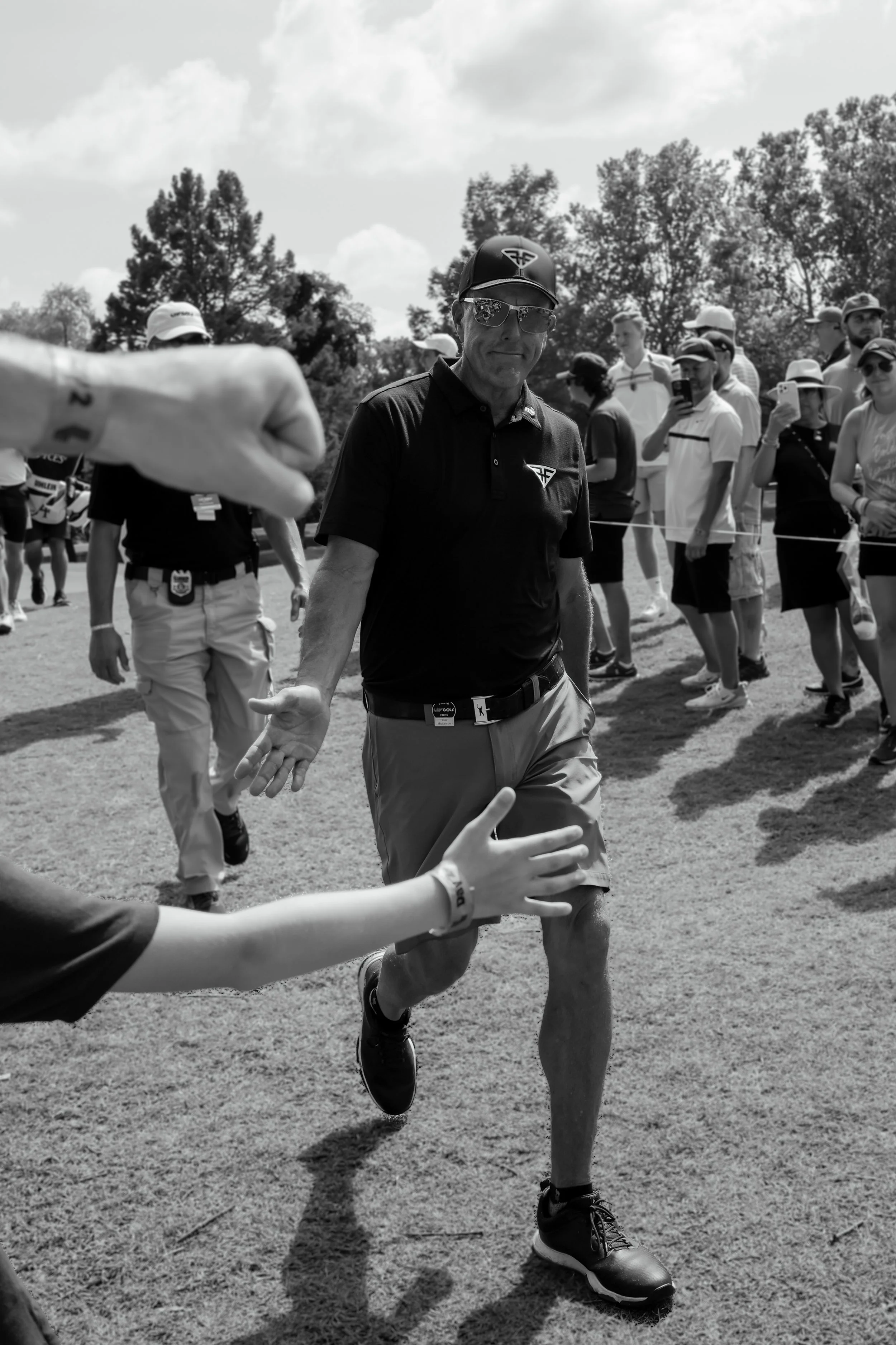 Phil Mickleson at the LIV Tournament in Tulsa, Oklahoma