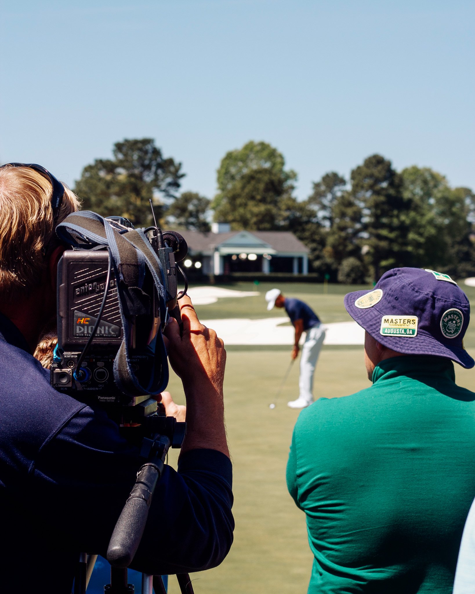 Tiger Woods on the Range at Augusta National Golf Club The Masters Photography