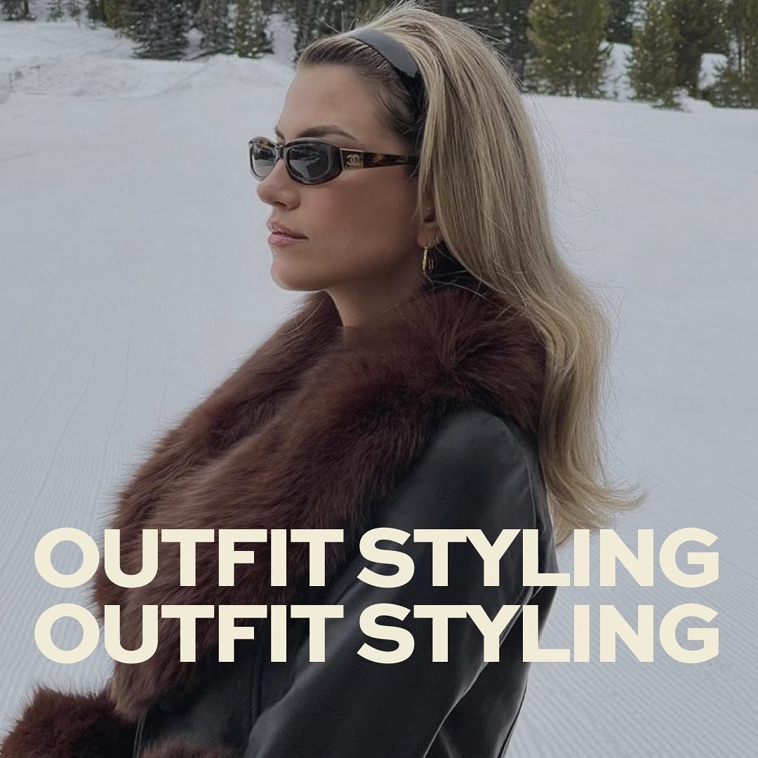 Need looks for a ski trip? Hire a stylist to help you create outfits out of pieces you already own + shop for anything you are in need of. DM to book.