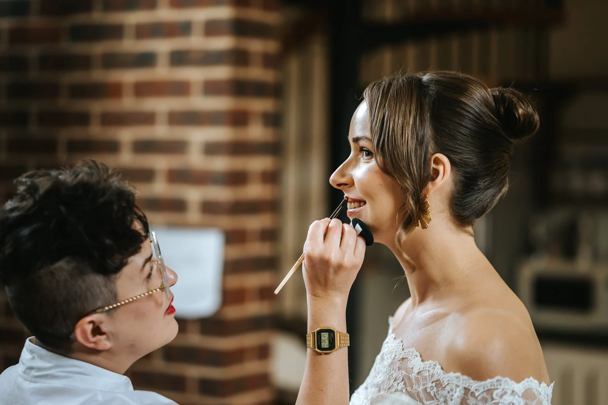 natural wedding hair and makeup artist for topical steroid withdrawal and sensitive skin bore place bridal preparation