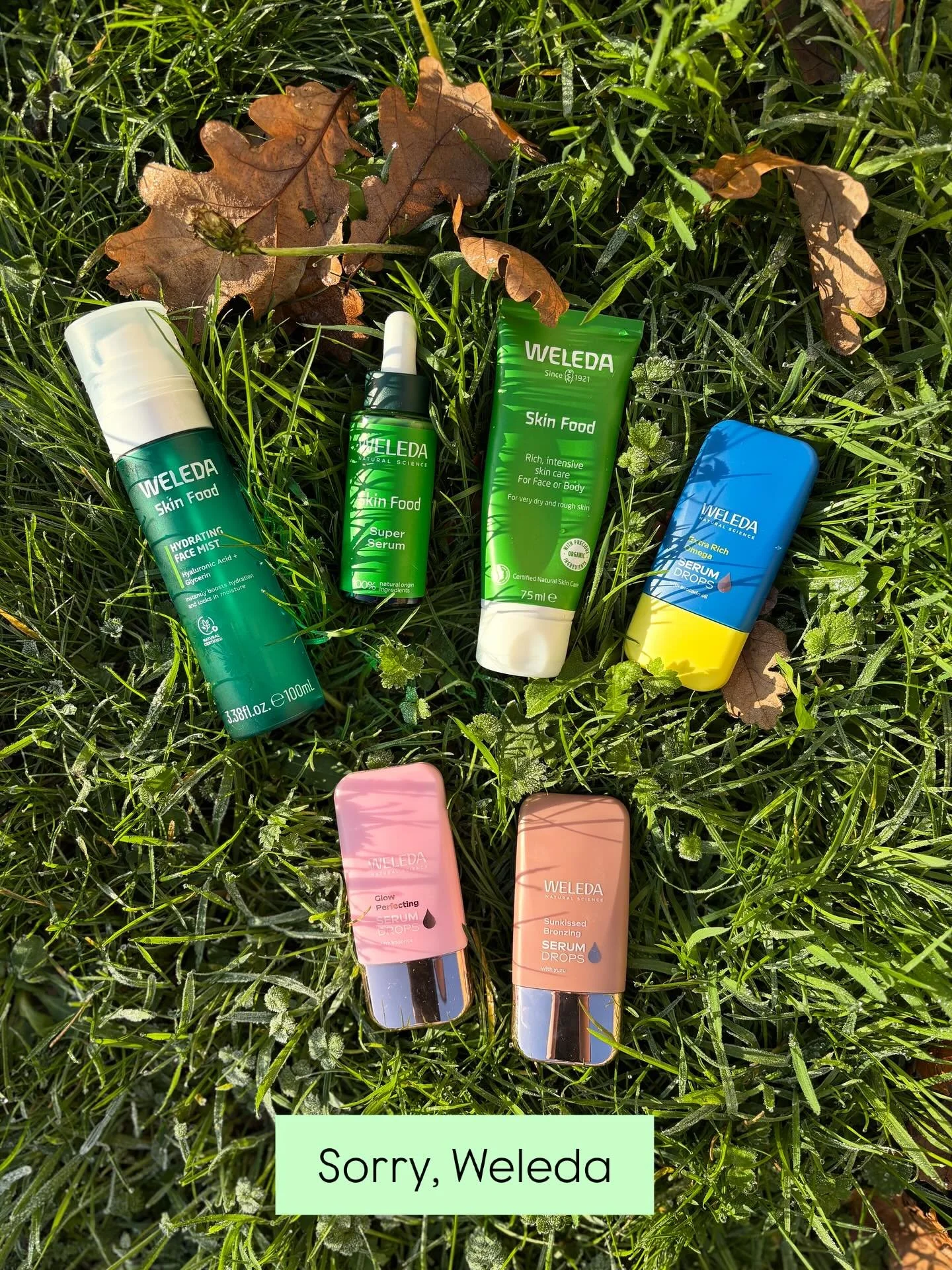 Apologies to @weledauk .

A bit of a back handed compliment incoming. I&rsquo;ve never been a massive Weleda fan. Their products used to bring me out in a rash, nice and zingy. But a couple of months ago they had an event on and a buddy of mine asked