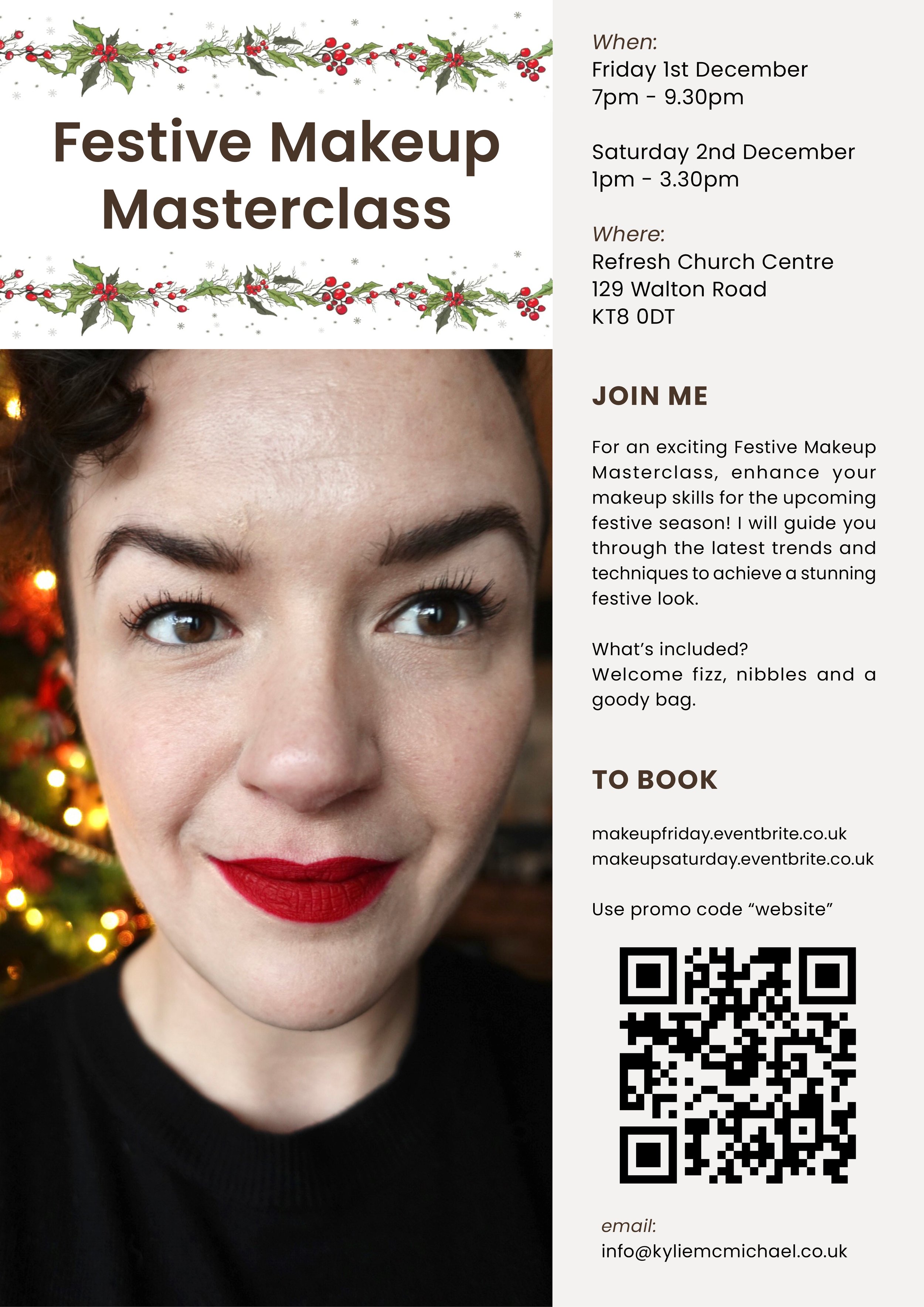 Festive Makeup Masterclass In Molesey
