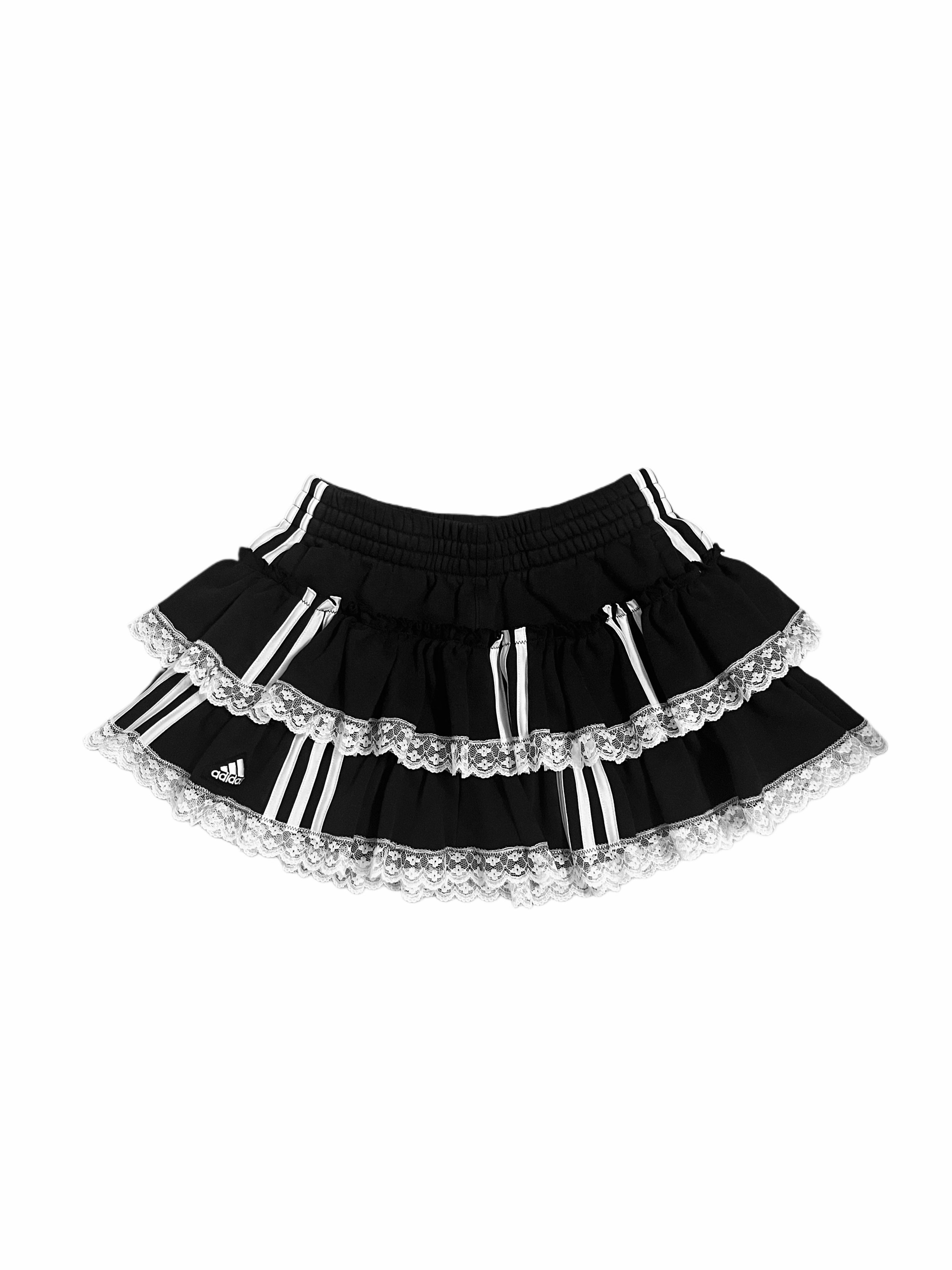 reworked adidas skirt