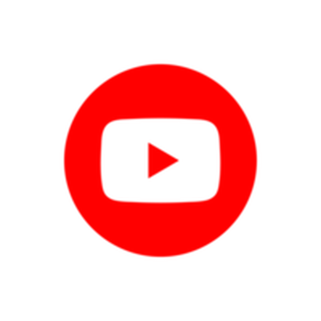 YouTube logo with red play button icon inside a white rectangle, set against a black background.
