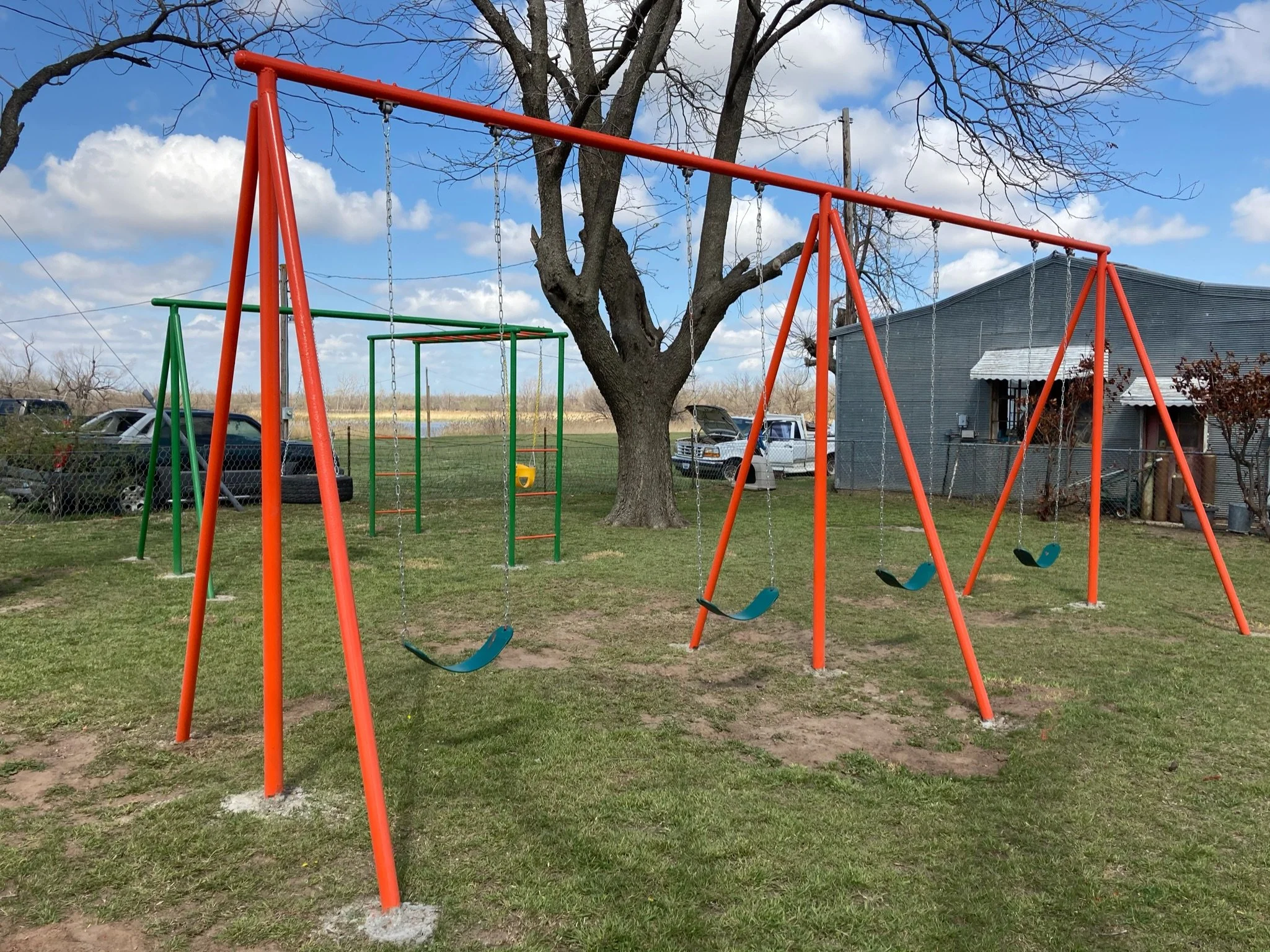 Real Steel Swing Sets