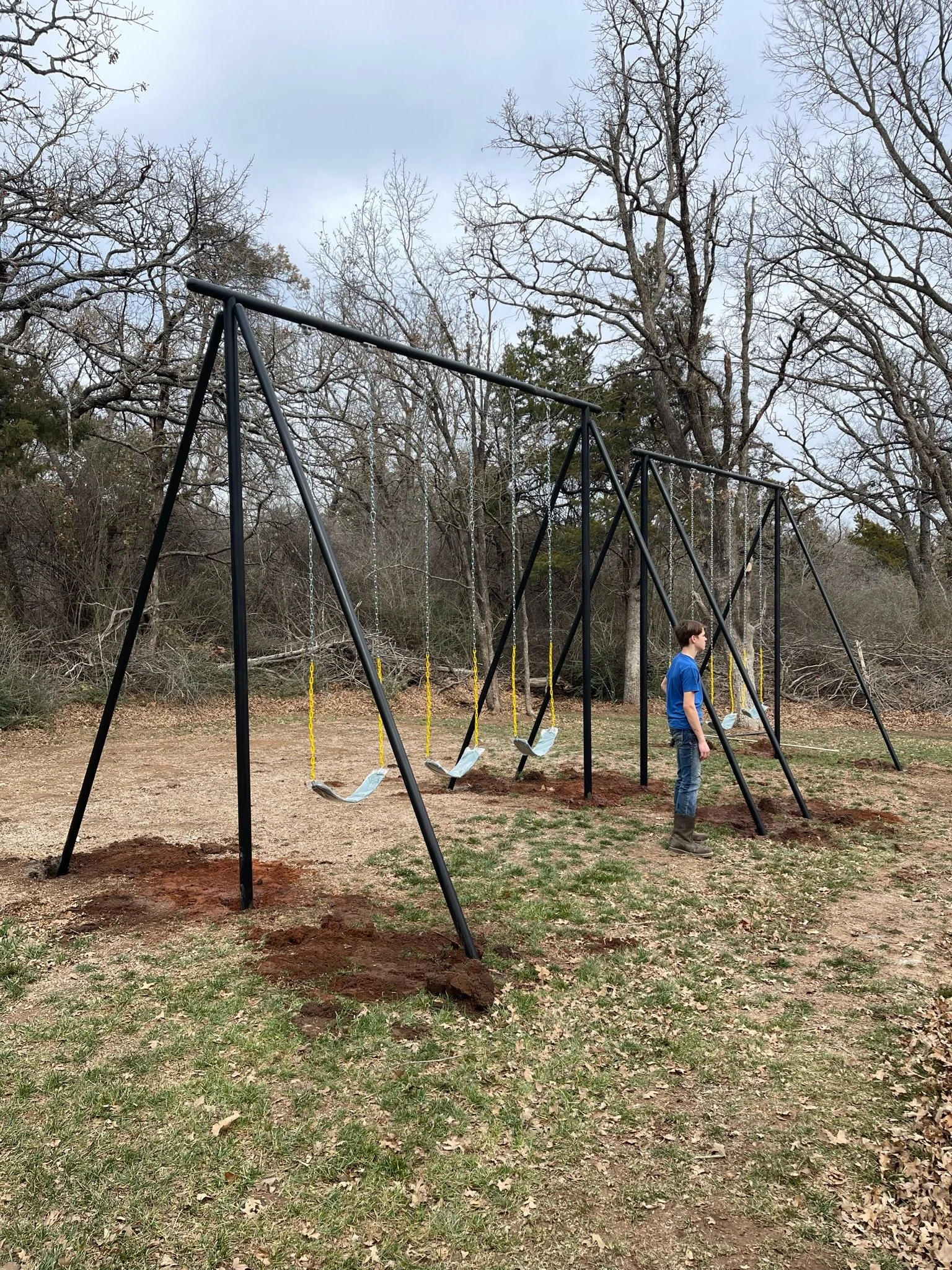 Real Steel Swing Sets