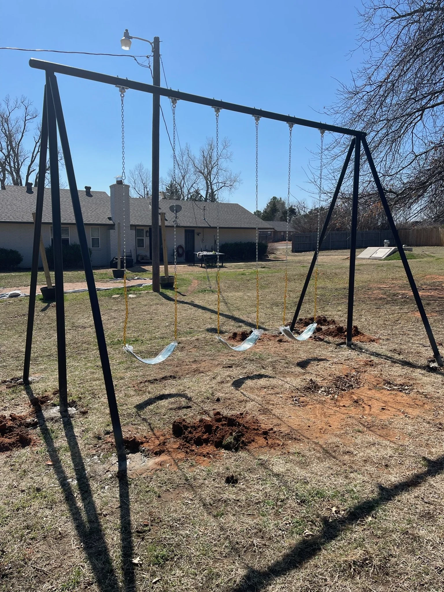 Real Steel Swing Sets