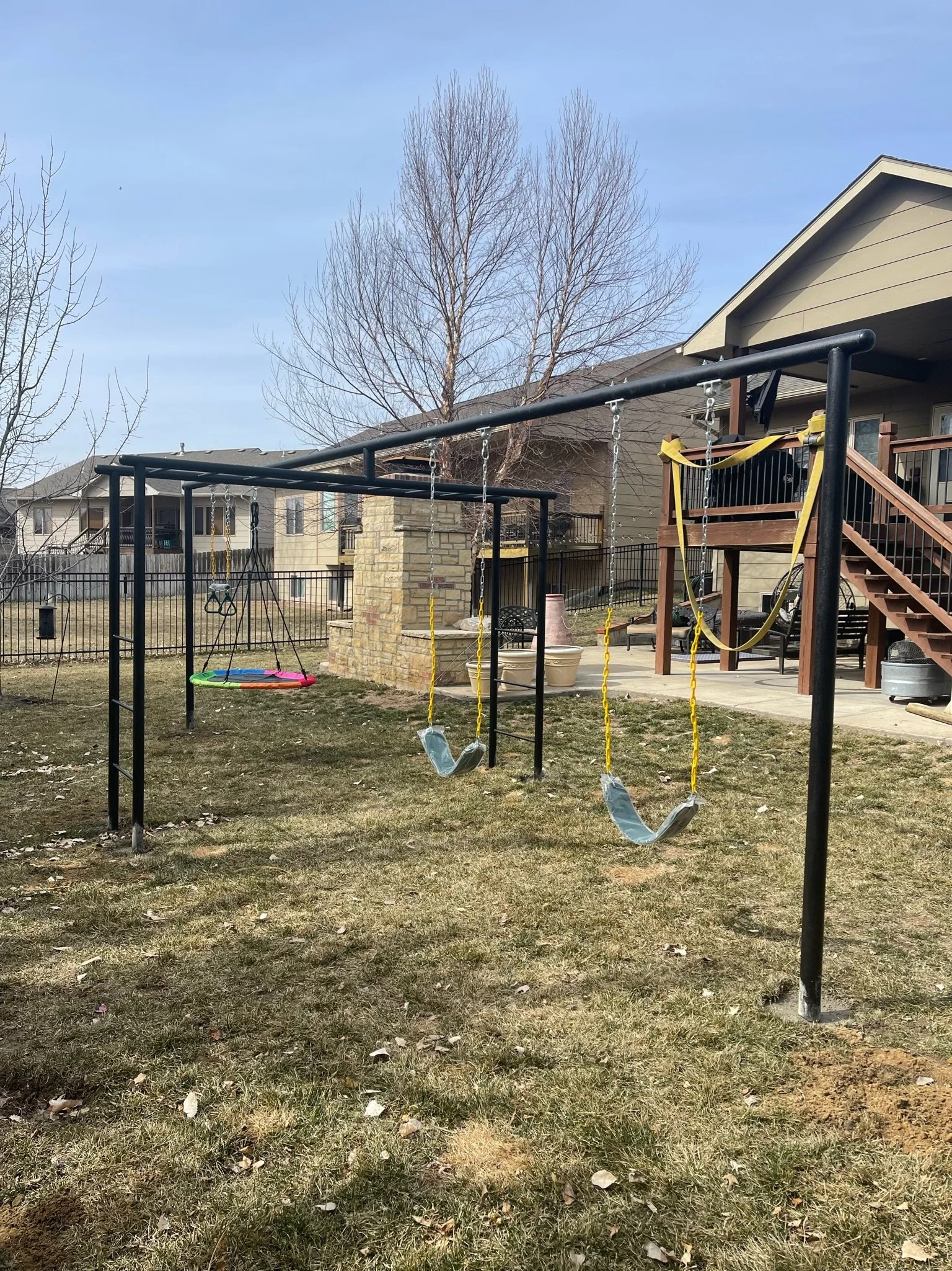 Real Steel Swing Sets