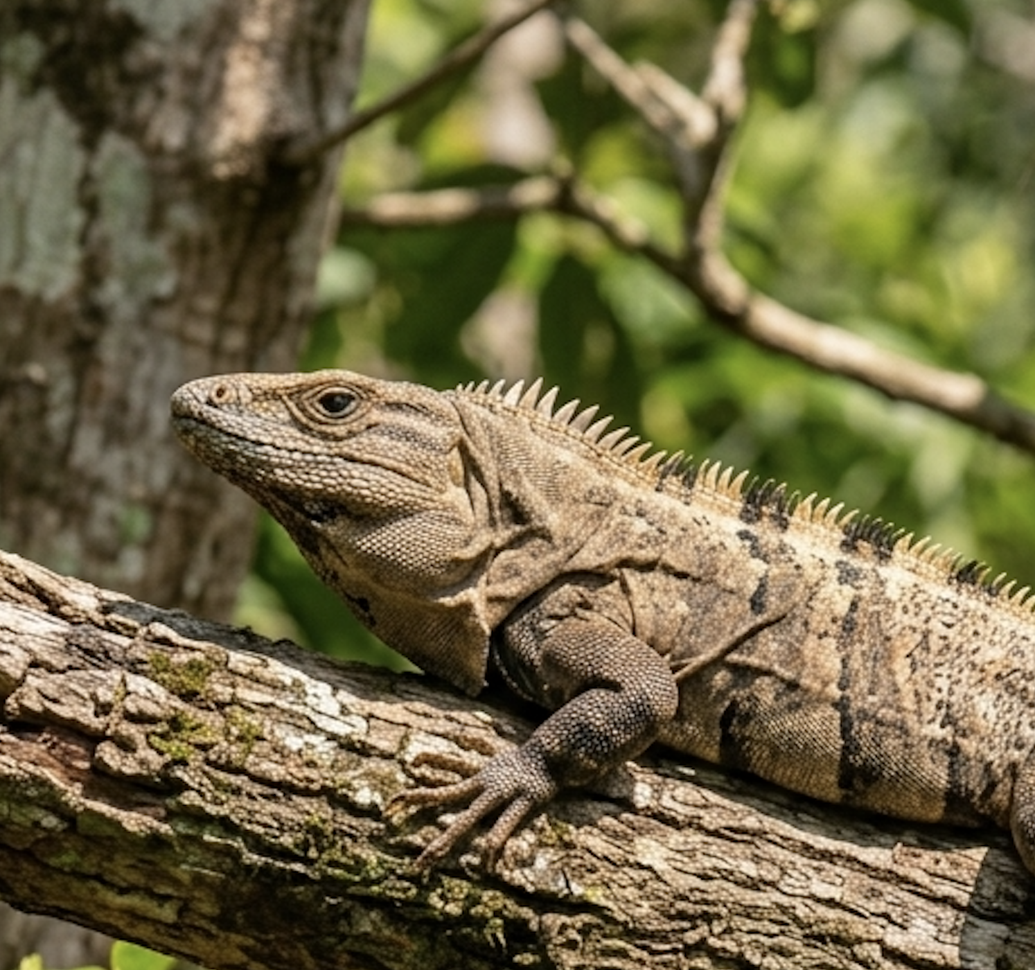 Iguanas in Trees