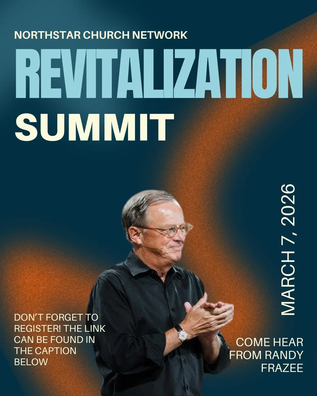 NorthStar&rsquo;s Annual Revitalization Summit is coming on March 7:
&ldquo;Reviving the Pursuit of Discipleship&rdquo; with 20+ dynamic breakouts &ndash; led by NorthStar Pastors and Leaders and featuring special guest Randy Frazee, pastor and autho