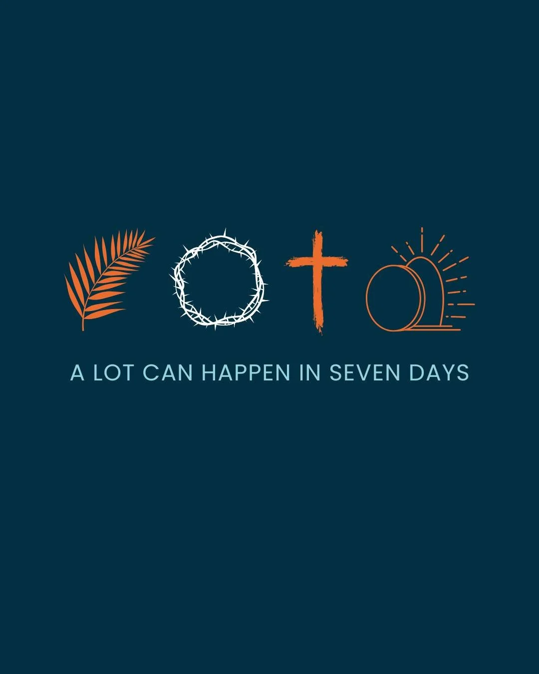A lot can happen in 7 days...

From celebration to sacrifice&hellip; from the cross to the empty tomb&mdash;this week changed everything. As we walk through these sacred days, let us prepare our hearts to remember, reflect, and give thanks for all th