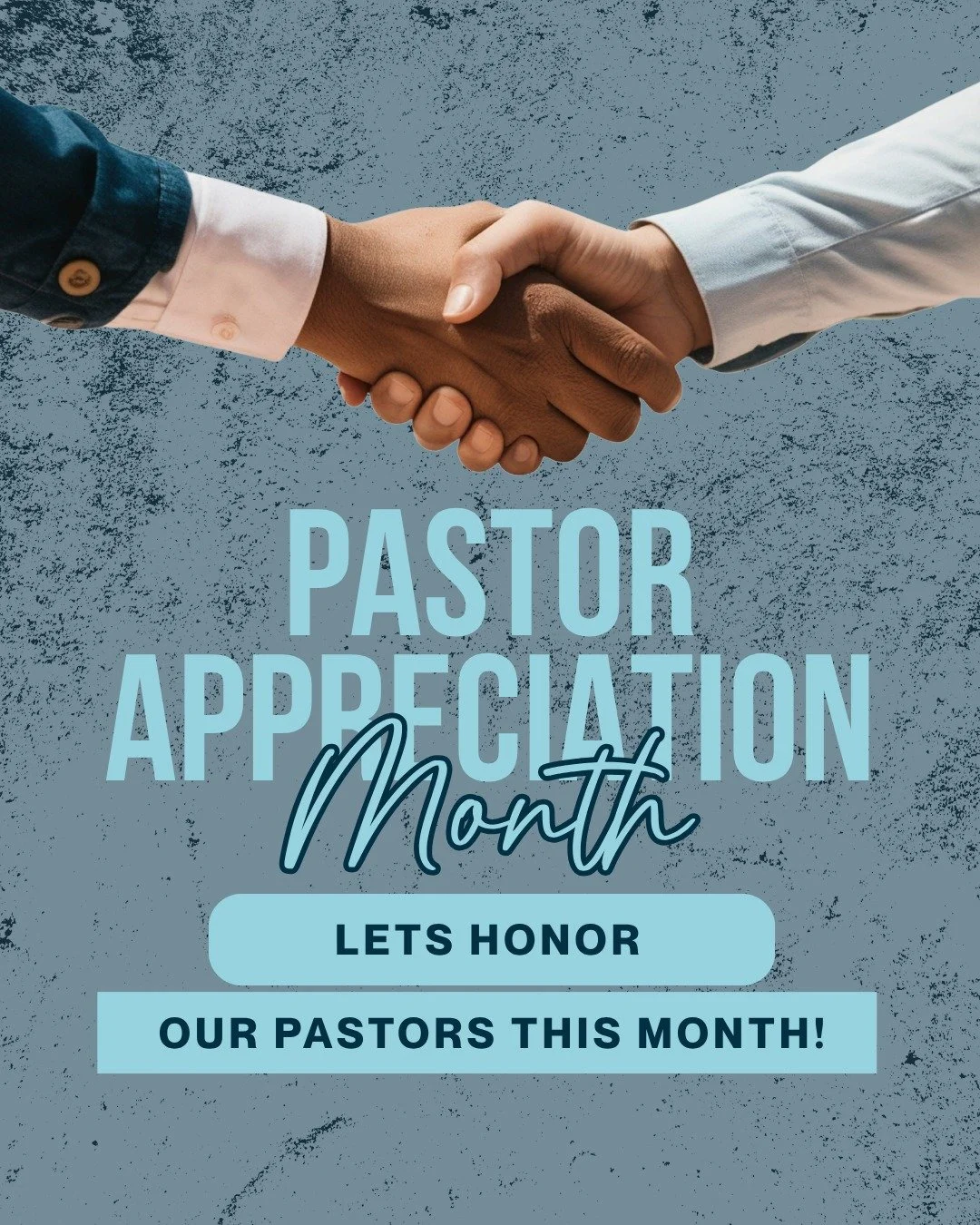 Happy October! 🧡

This month, we have the opportunity to celebrate and appreciate our pastors! Pastors faithfully serve, pray and intercede for us, encourage us, and prepare a Word to share with us week after week.

Let&rsquo;s take some time this m