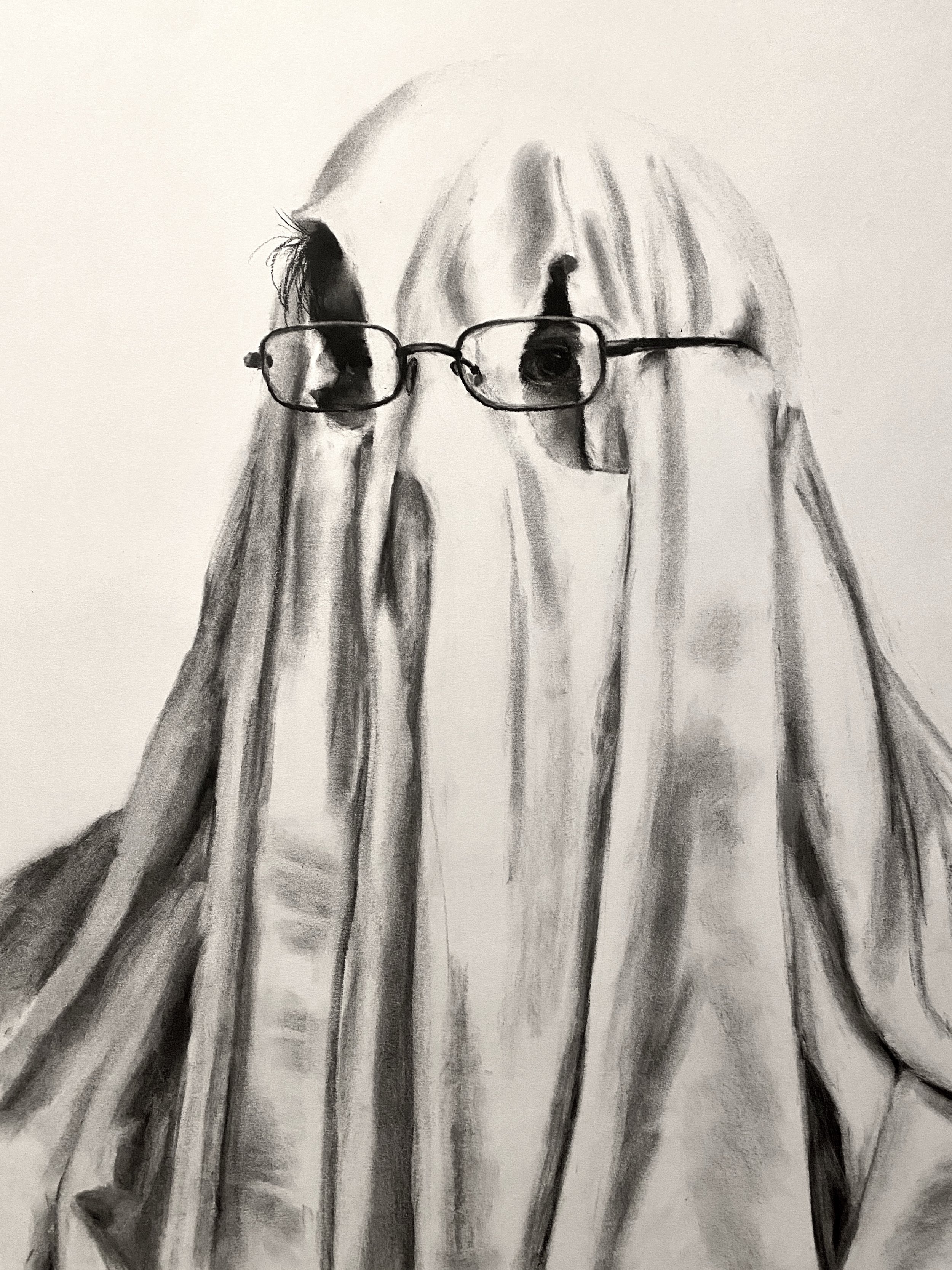 Self Portrait As A Spooky Ghost
