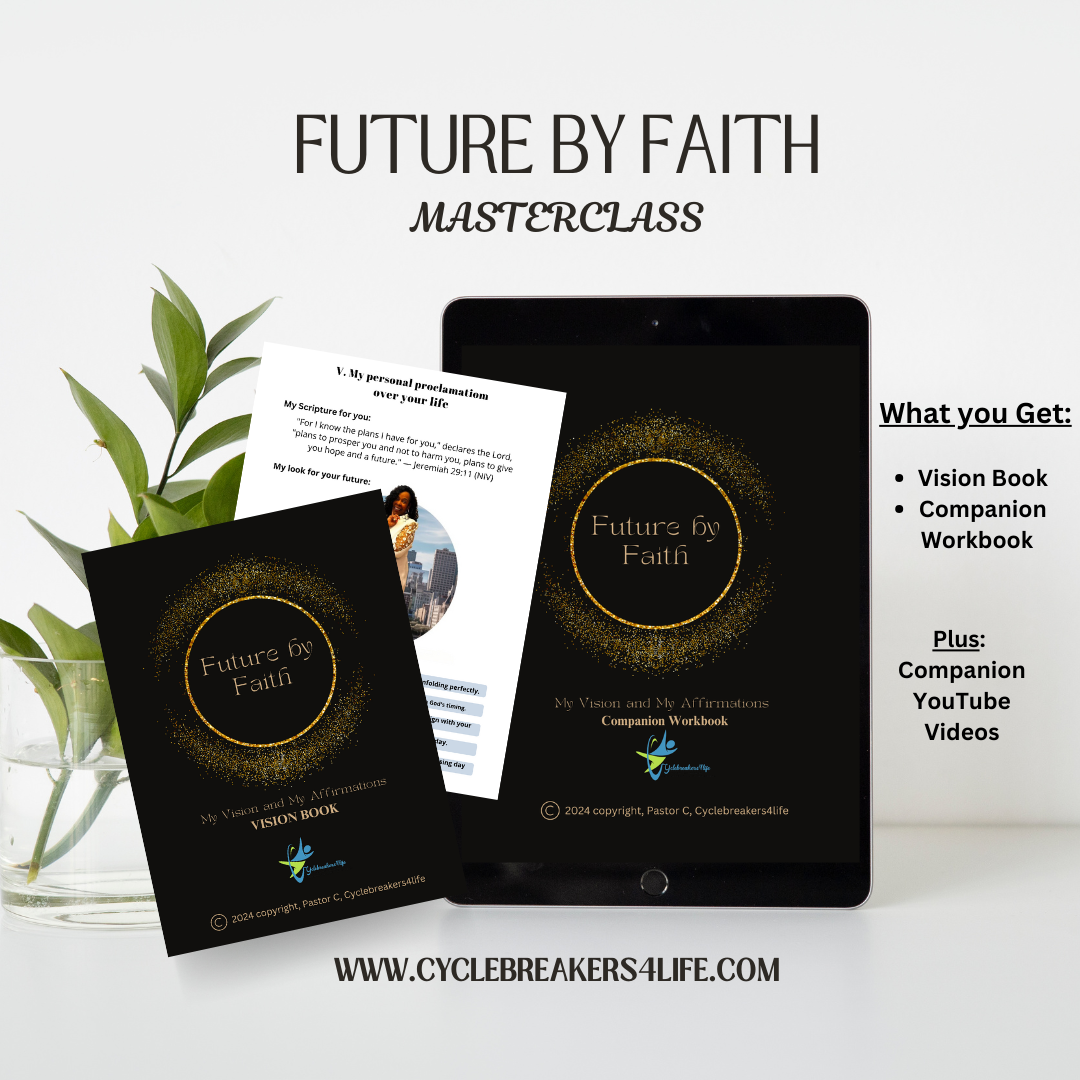 Future by Faith Bundle (Vision book,  Workbook +  9 YouTube Companion videos)
