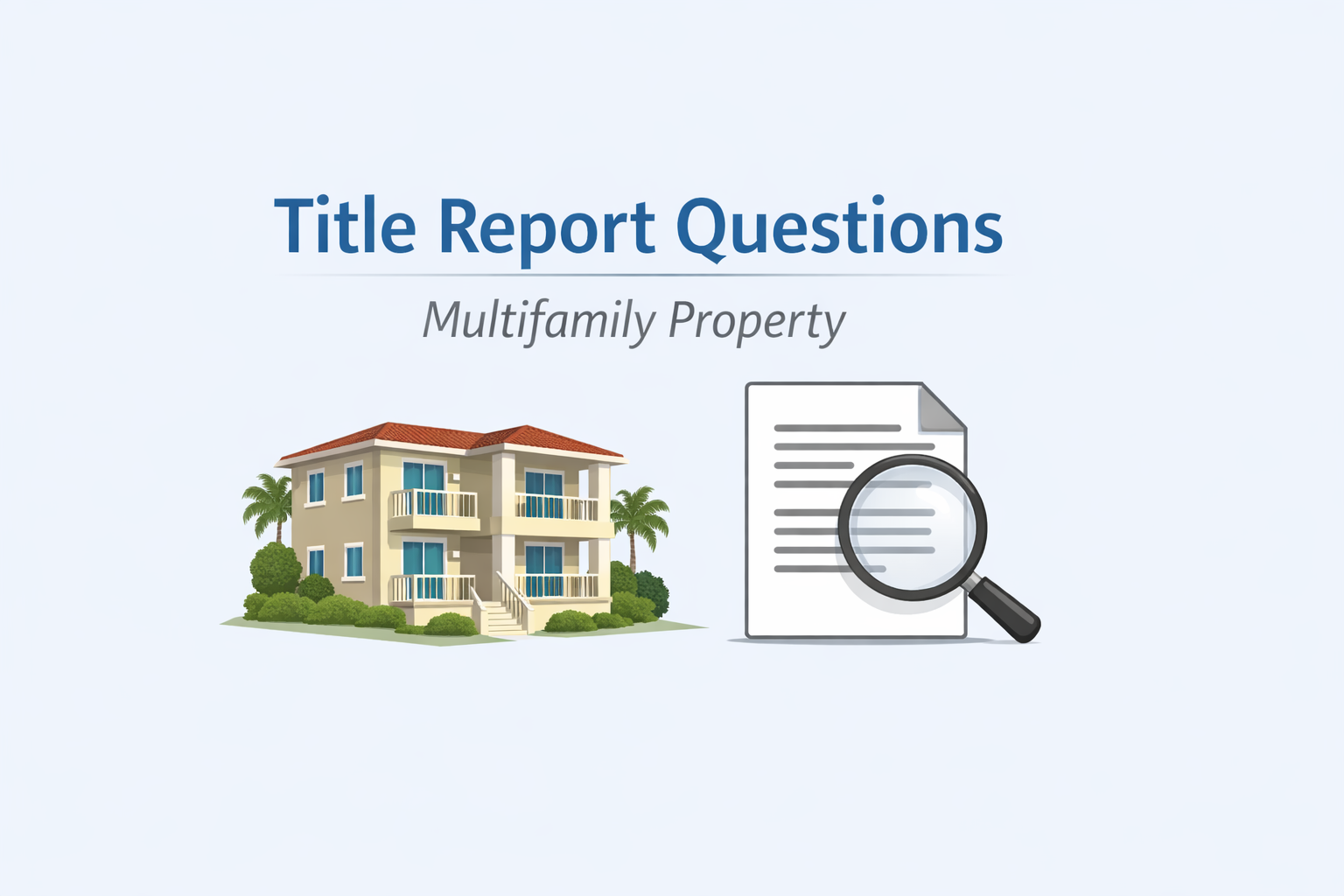 Title Report Red Flags When Buying a Multifamily in Los Angeles and Santa Monica