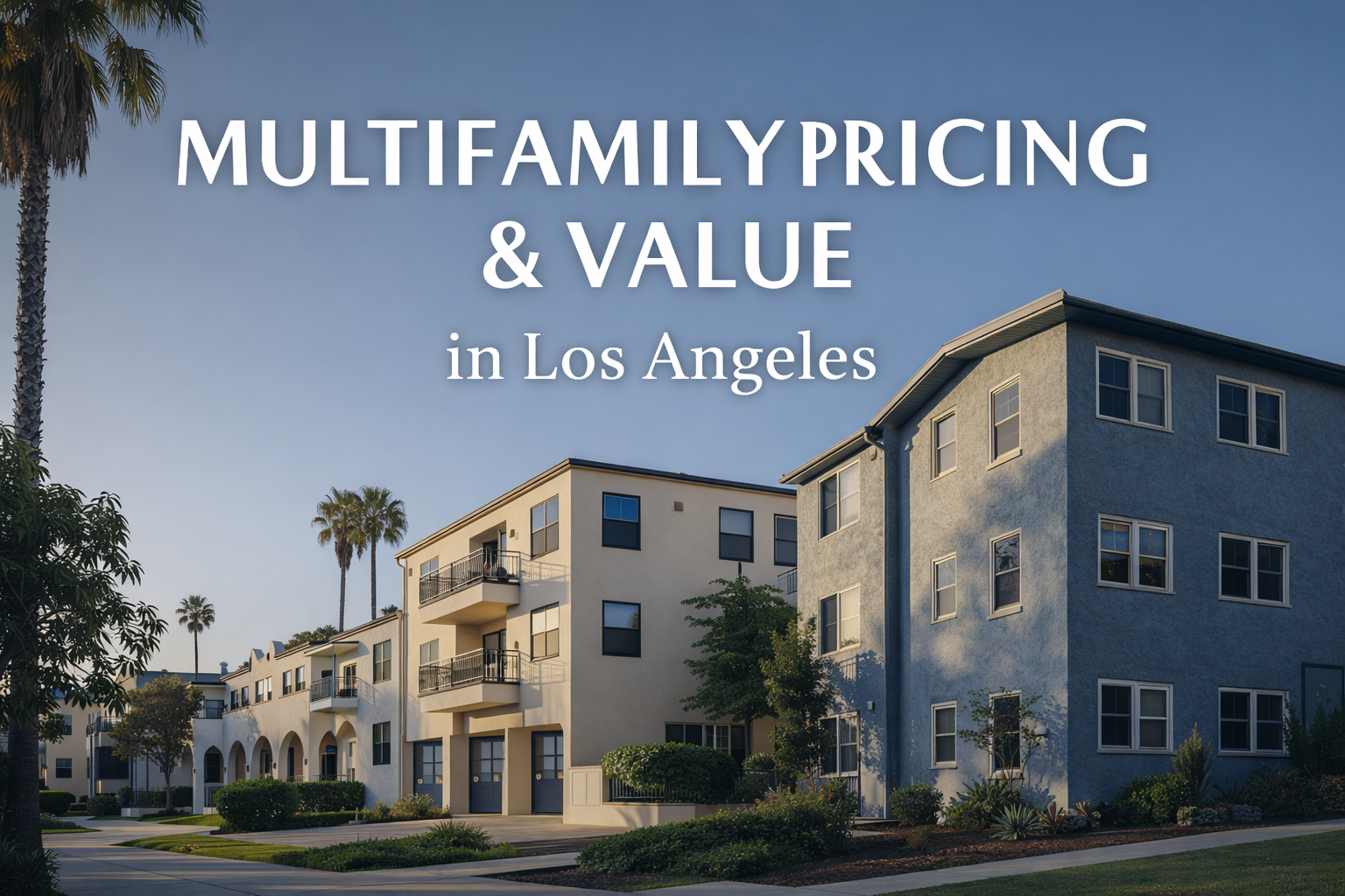 Santa Monica multifamily apartment building exterior representing Los Angeles duplex and multi unit property pricing and market value analysis