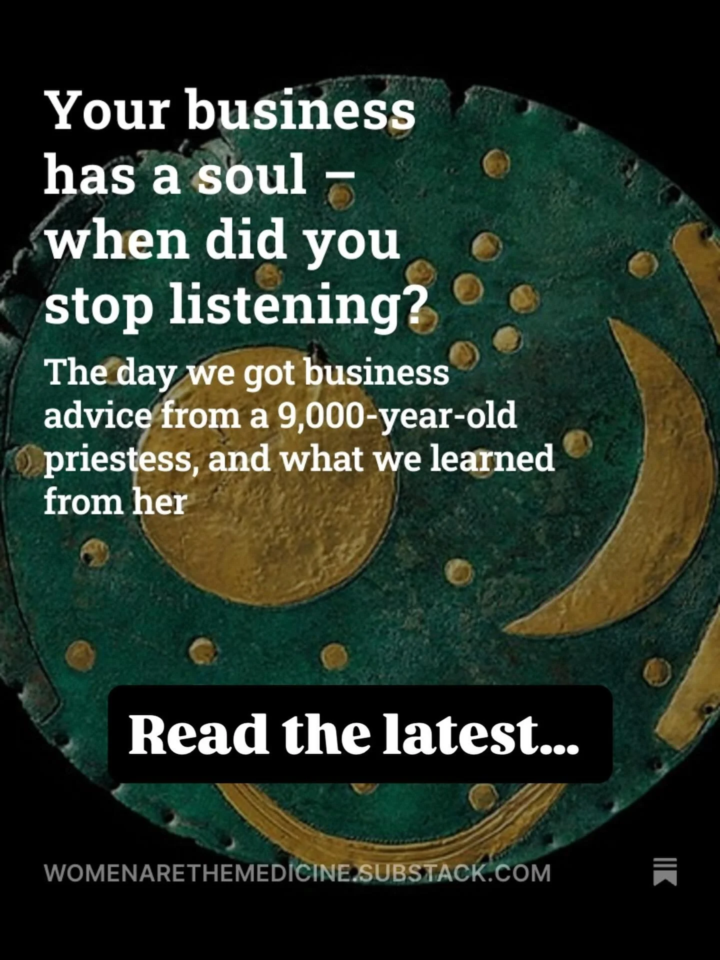 Your business isn&rsquo;t just spreadsheets + strategy&hellip; it&rsquo;s alive.
&thinsp;
A living breathing spirit waiting to be discovered&thinsp;. 
&thinsp;
We didn&rsquo;t plan to start a business together. But one afternoon in the British Museum