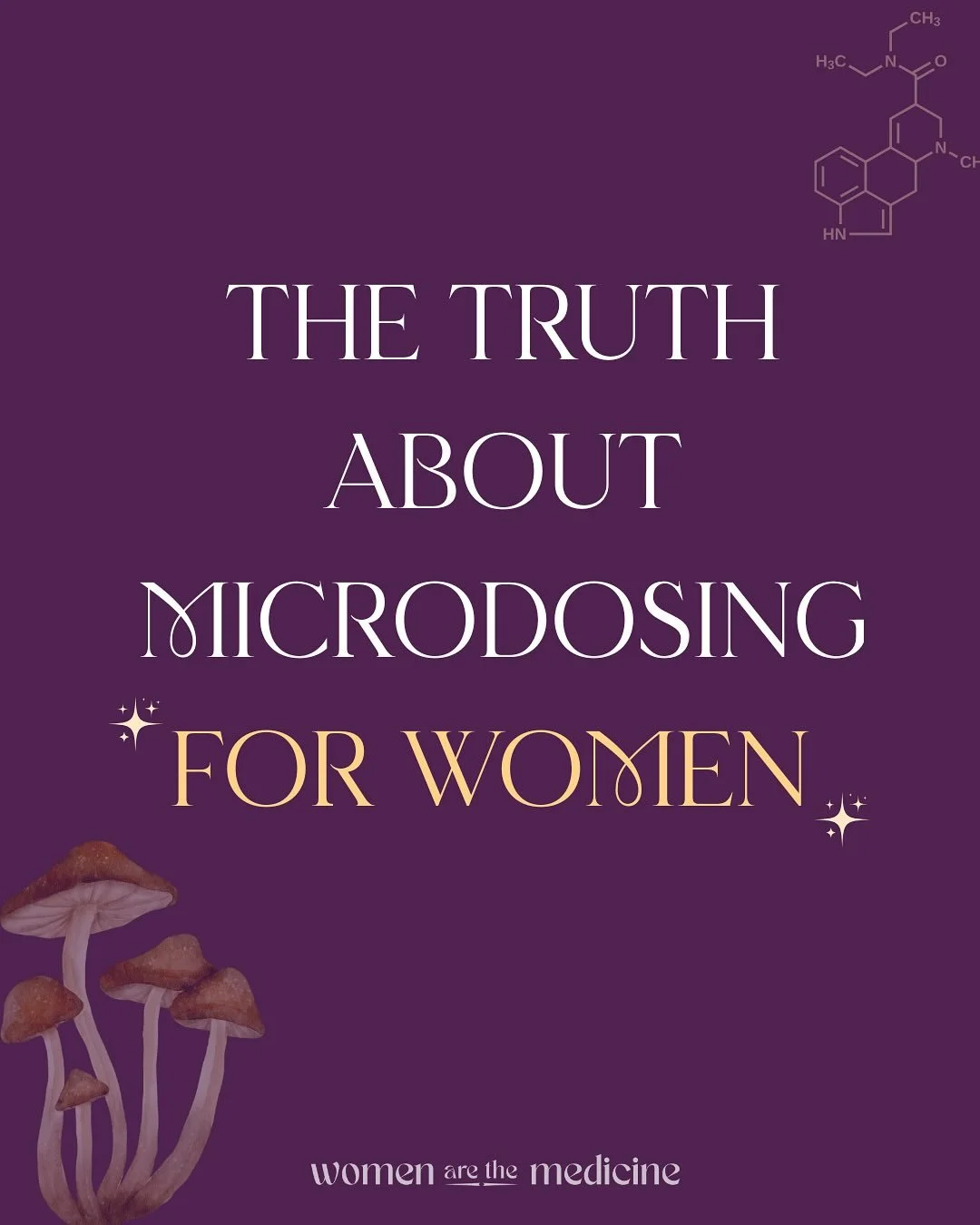 When it comes to Microdosing, we&rsquo;ve been told to chase productivity, crush goals, and optimise ourselves.&thinsp;&thinsp;Or told that microdosing can help survive our menopausal symptoms. 
&thinsp;&thinsp;
But what women really need is somethin