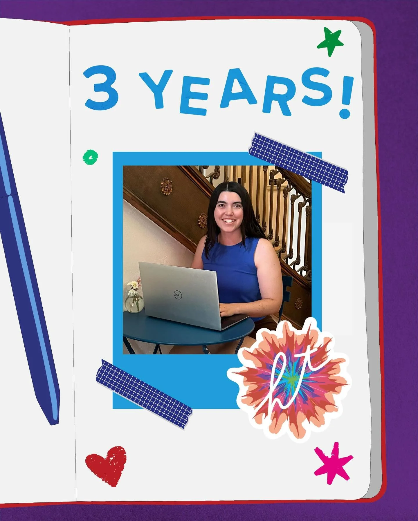 3 years of freelance design! 🎨

I had a great year of growing and creating. I&rsquo;m grateful to have worked with clients new and old on a wide range of projects. I supported 20+ clients, achieved my income goal and set intentions around the type o