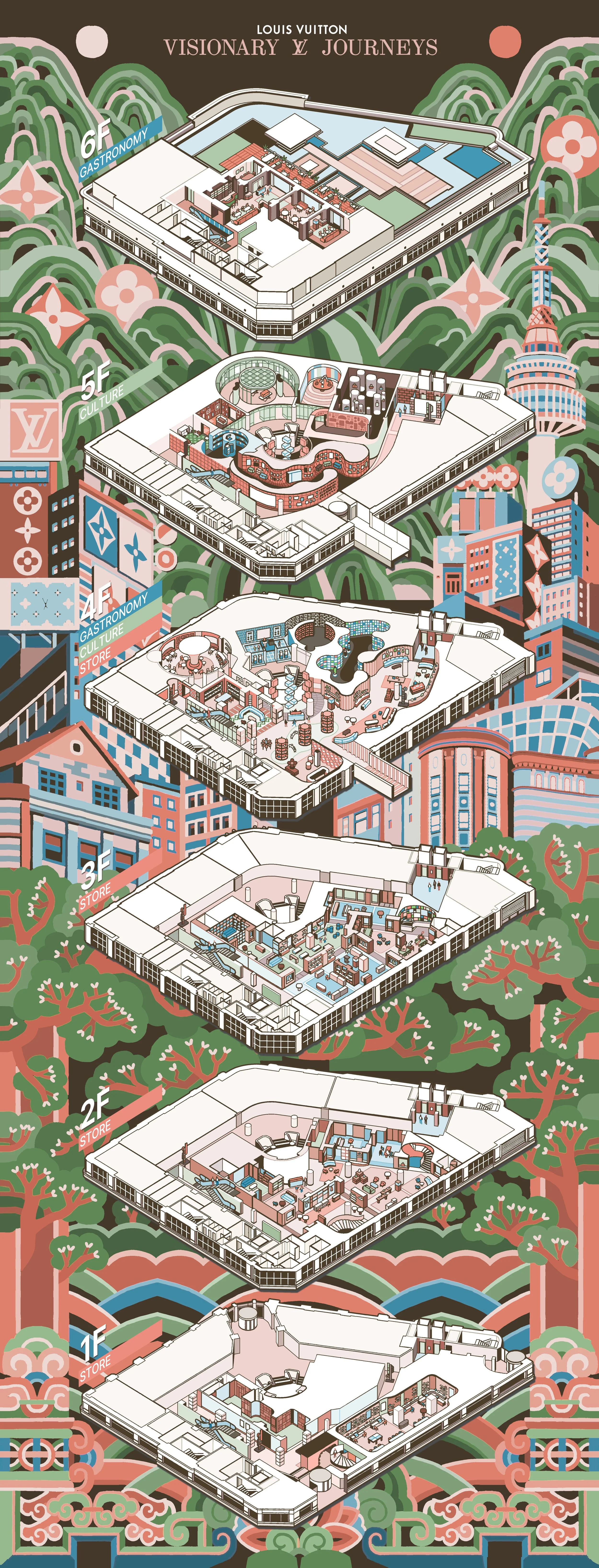 Louis Vuitton’s Visionary Journeys Seoul: A Look at the Six-Floor Experience