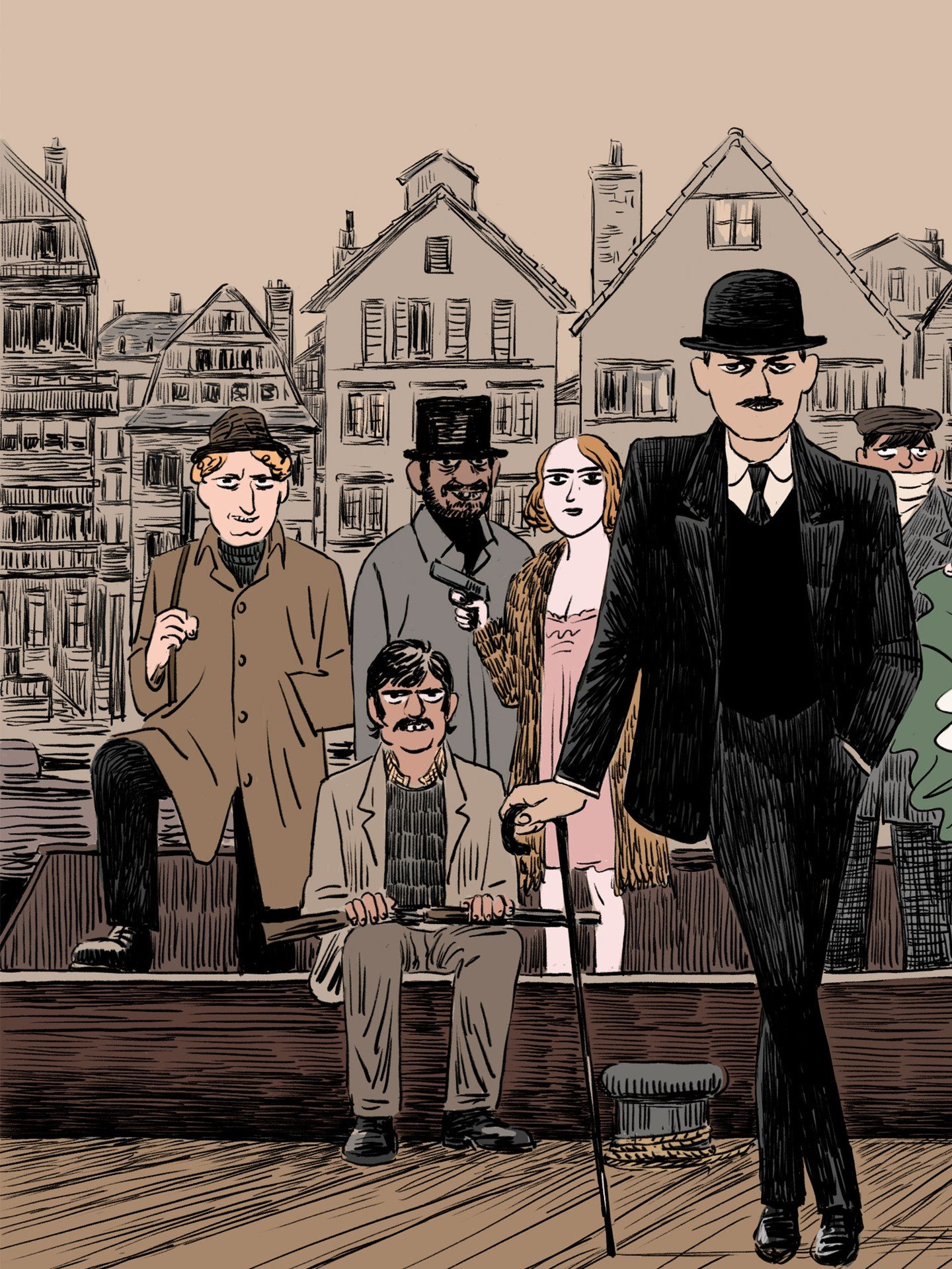 Javi Aznarez x Stern Crime

Javi Aznarez illustrates the life of Julius Adolf Petersen, a 1920s "Gentleman Thief" and Hamburg folk hero whose obsession with elegant style and public notoriety ultimately became his greatest tactical flaw.

I