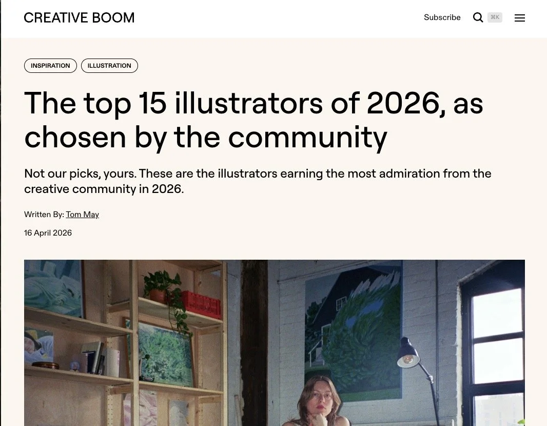 The Voices Shaping 2026: Noma Bar and Javi Aznarez Named in CreativeBoom’s Top 15 Illustrators