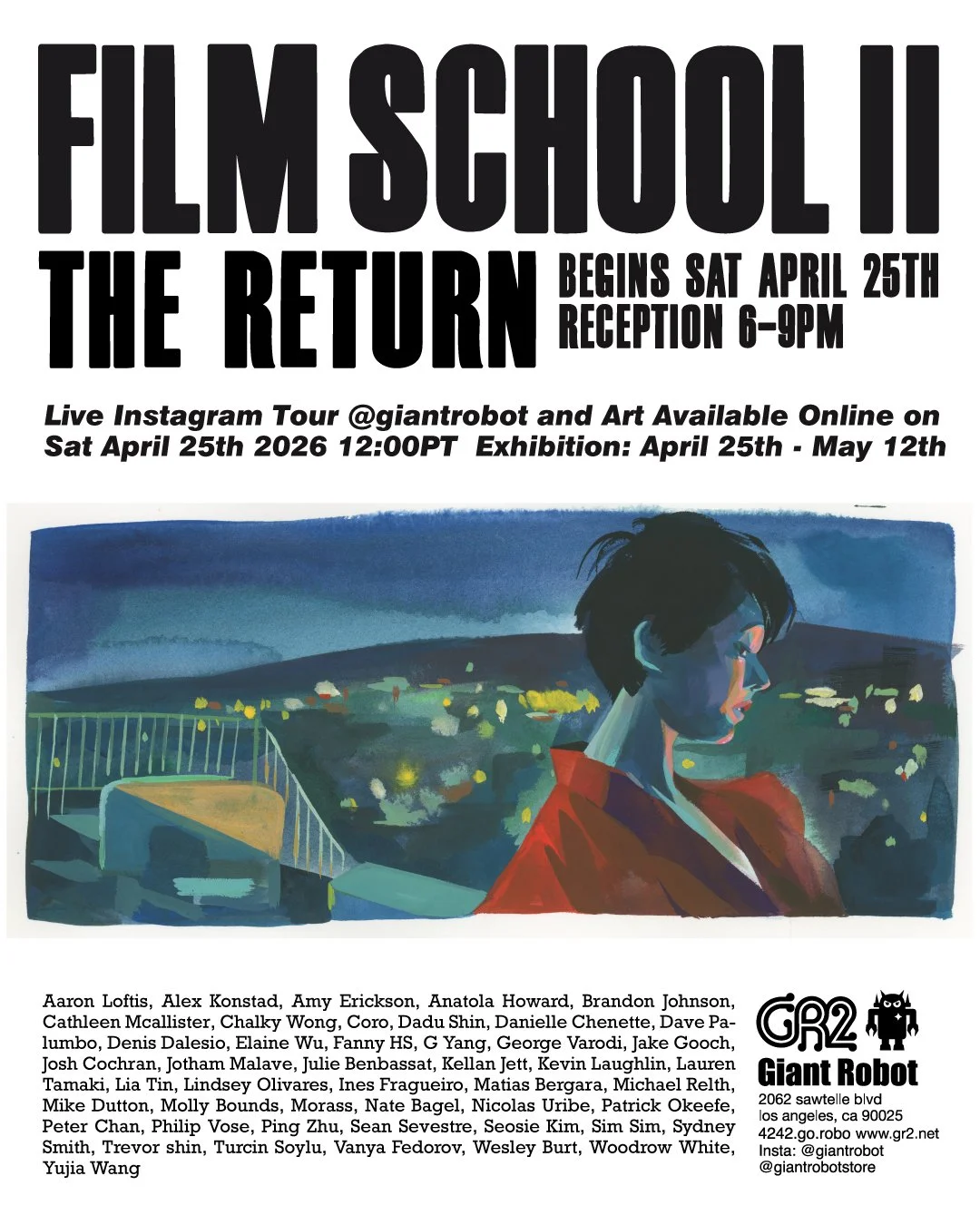 Giant Robot 2 Gallery, LA, Presents Film School II : A Group Exhibition